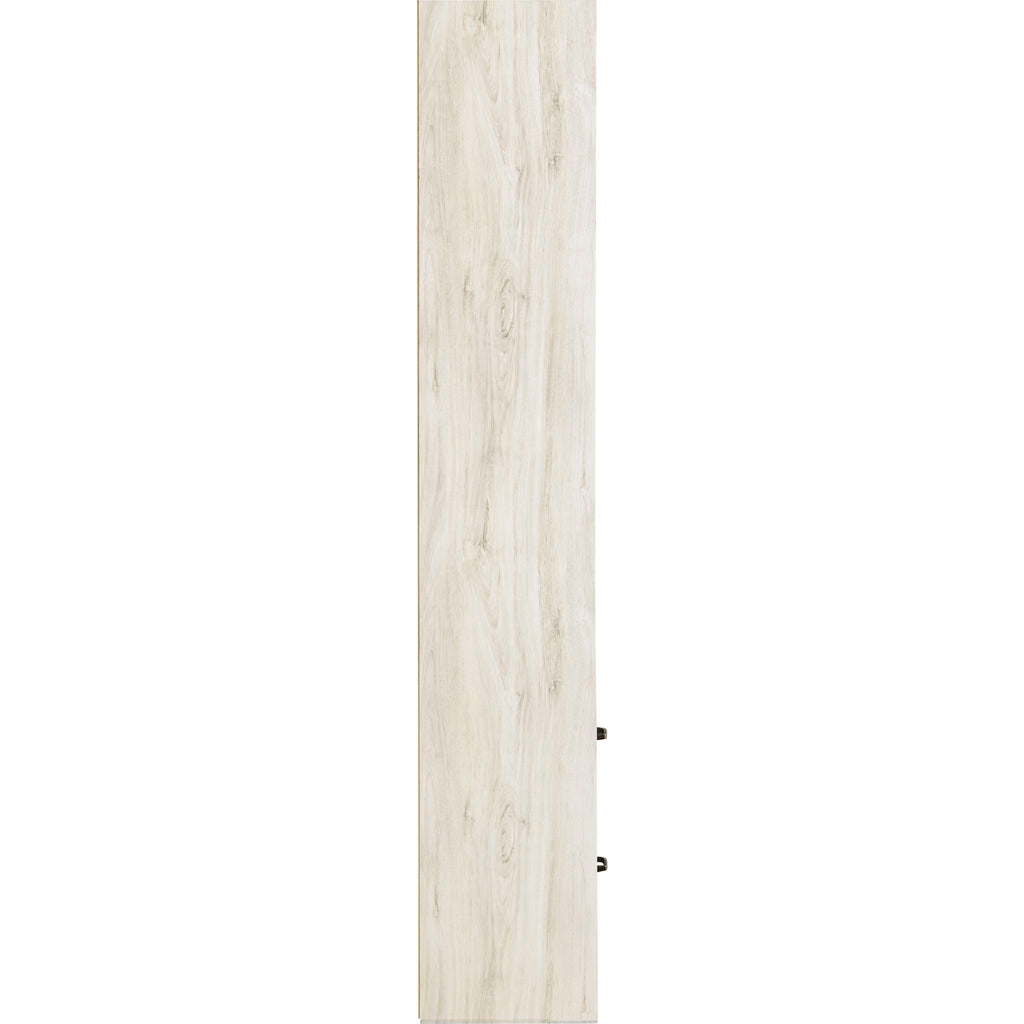 Meuble de divertissement Bellaby avec cheminée - Blanchiment