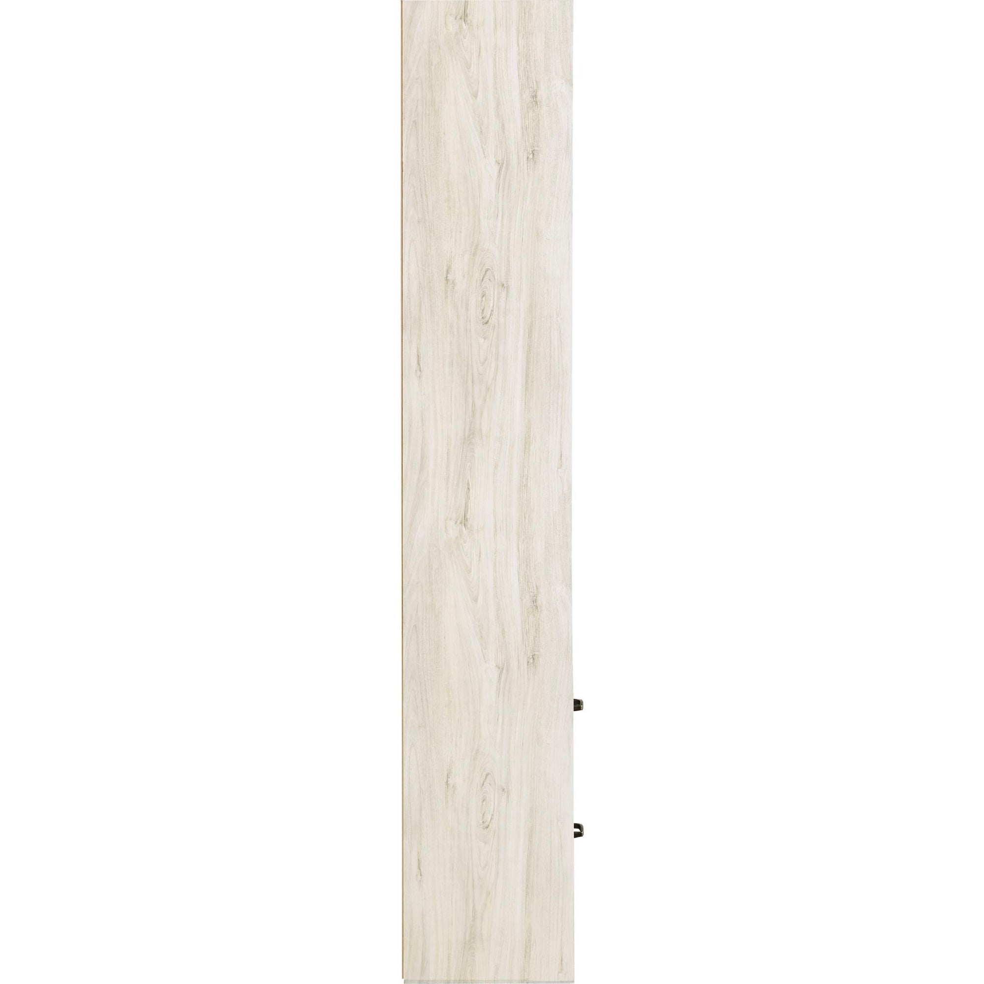 Meuble de divertissement Bellaby avec cheminée - Blanchiment