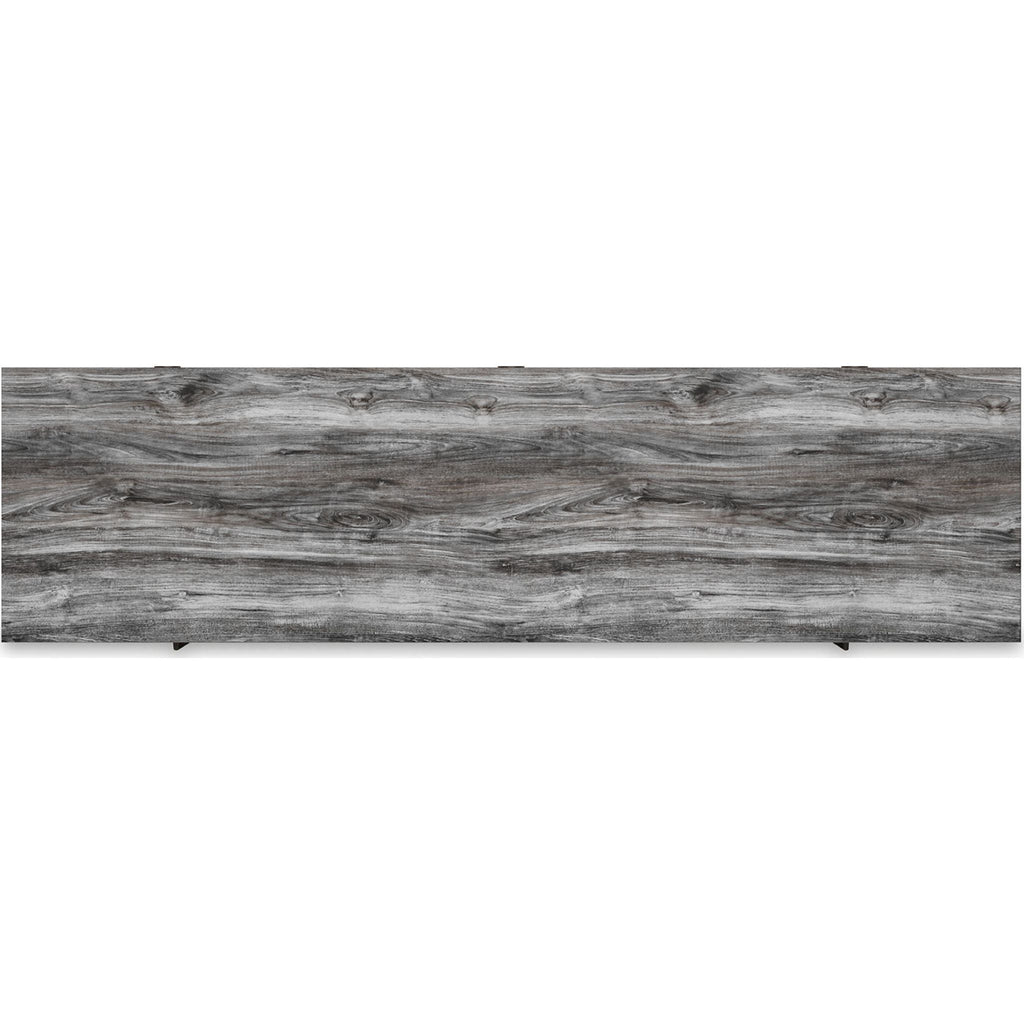 Meuble TV Baystorm avec cheminée - Gris