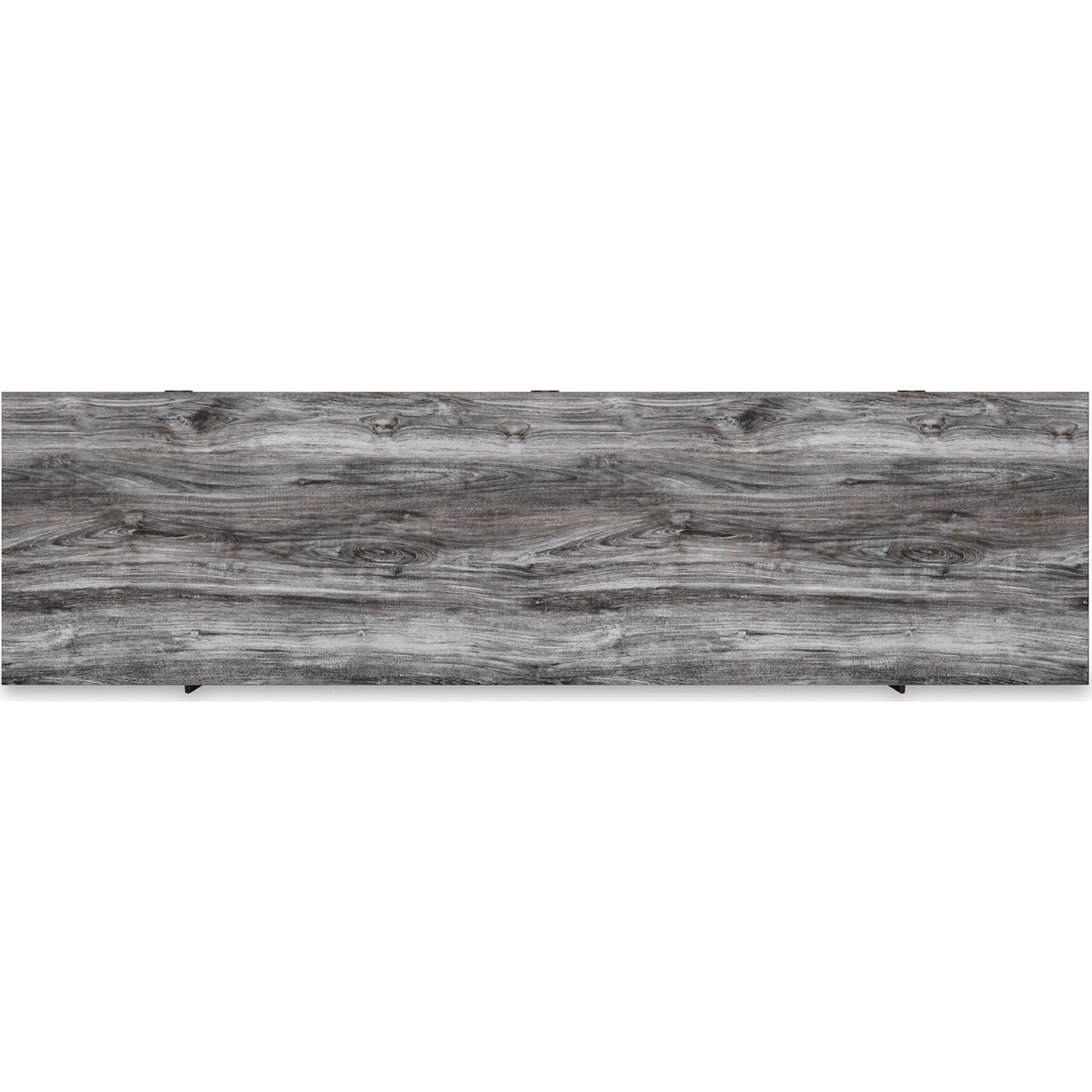 Meuble TV Baystorm avec cheminée - Gris