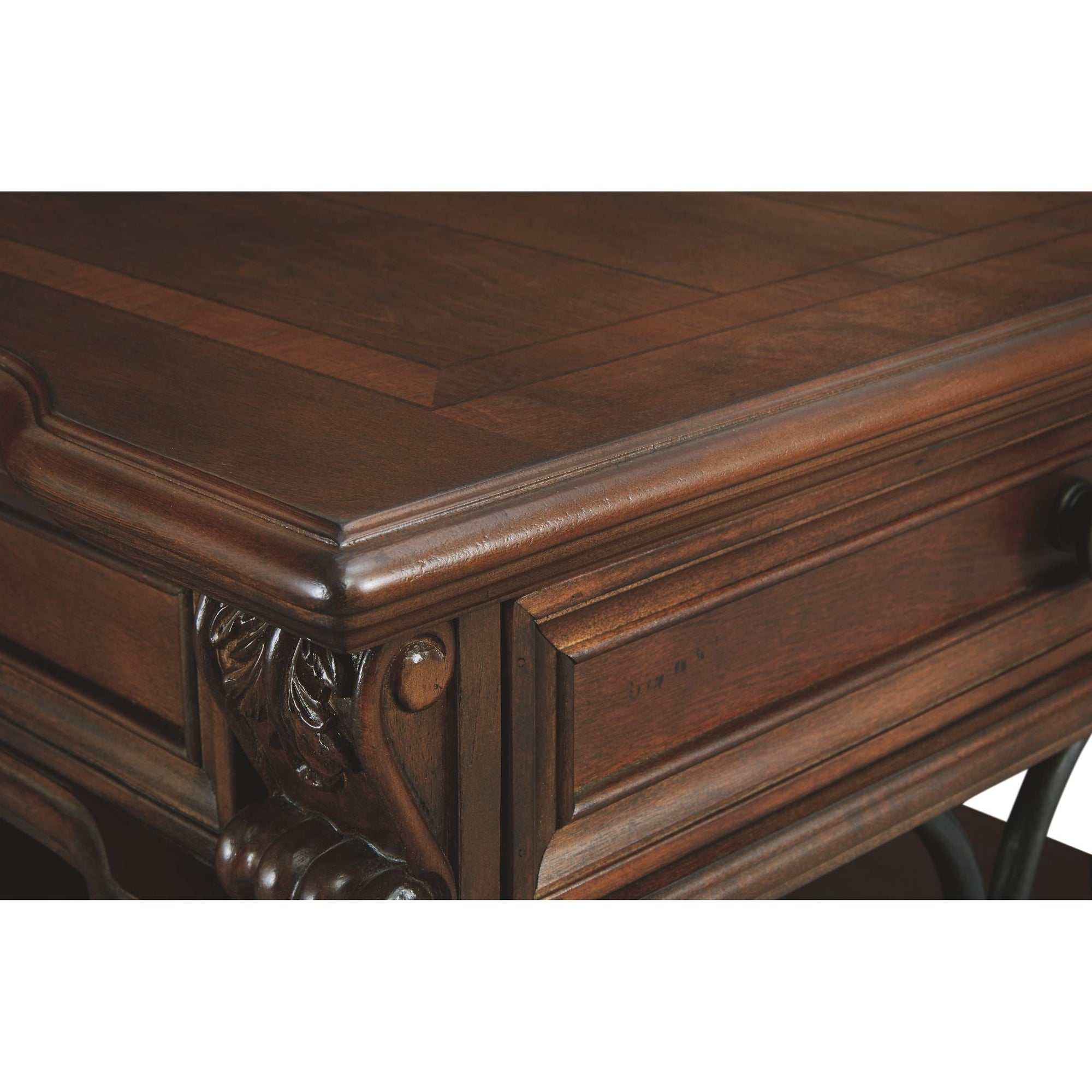 Table basse Alymere - Brun rustique