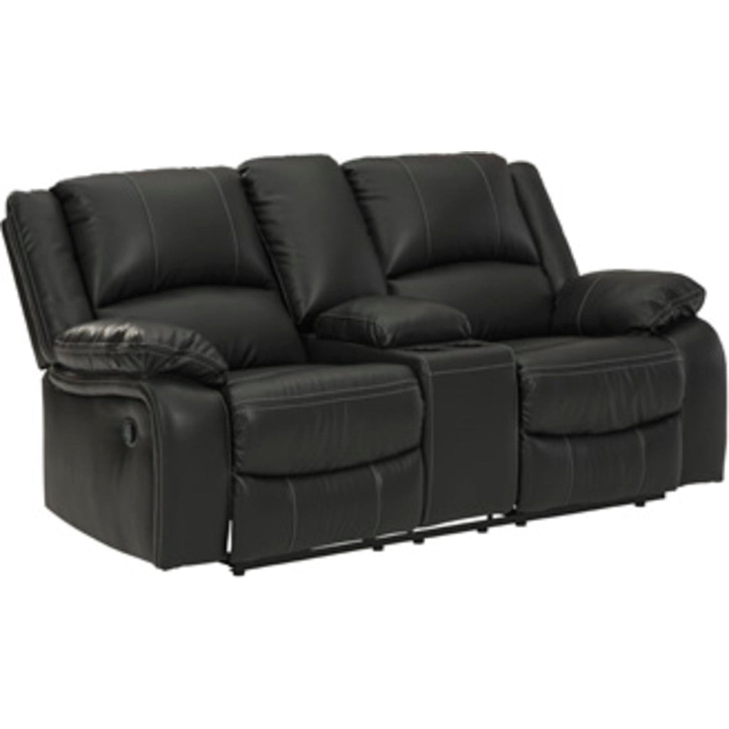 Causeuse inclinable avec console Calderwell - Noir