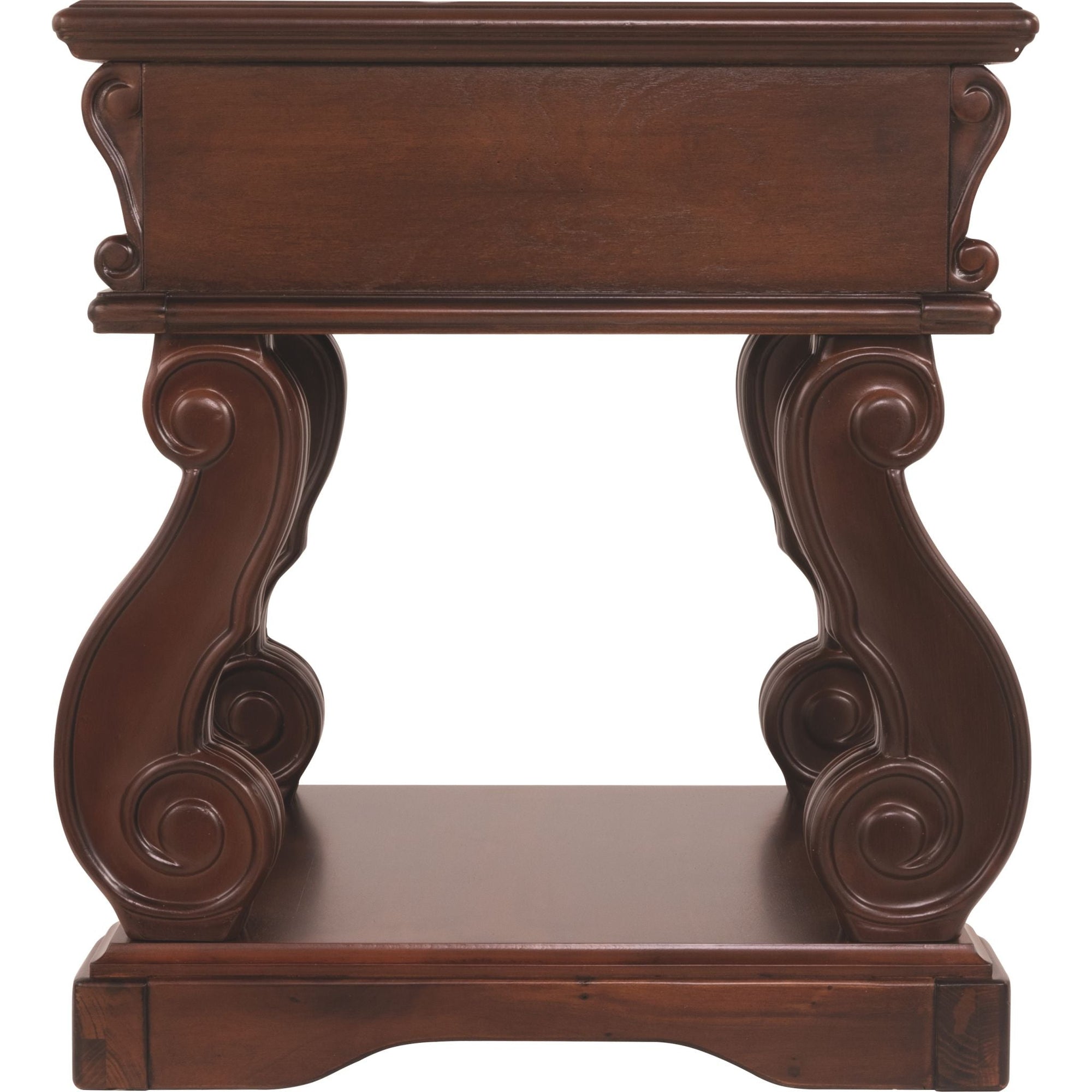 Table d'appoint Alymere - Brun rustique