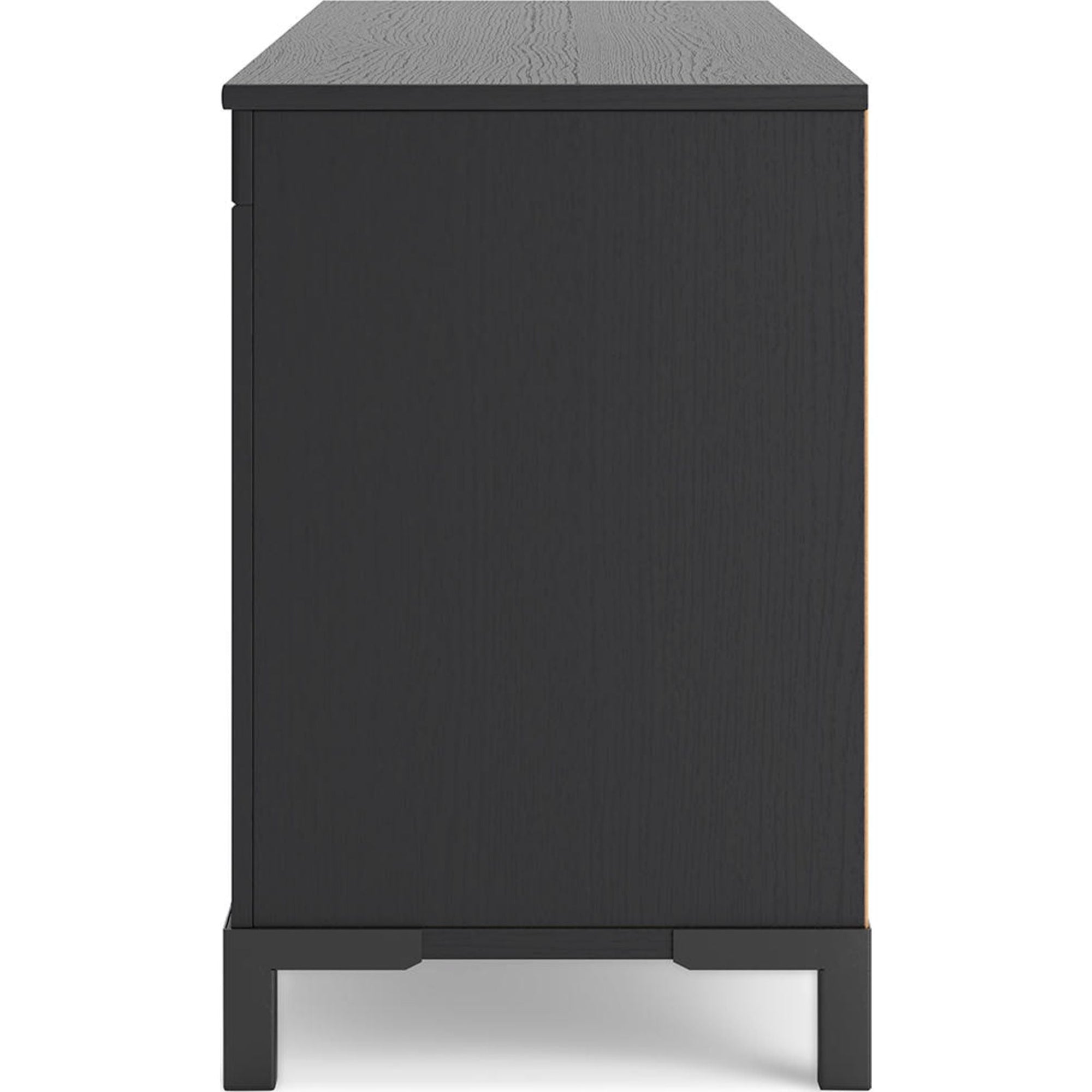 Meuble TV Cayberry avec cheminée - Noir