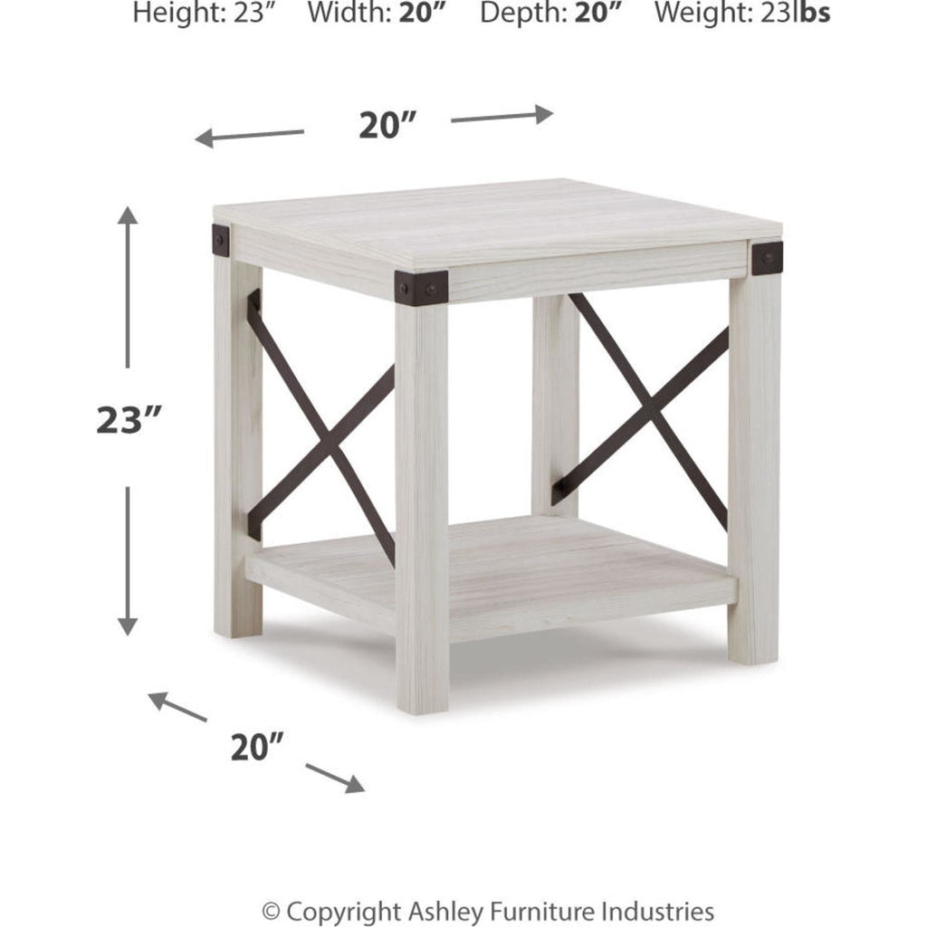 Table d'appoint Bayflynn - Blanchi à la chaux