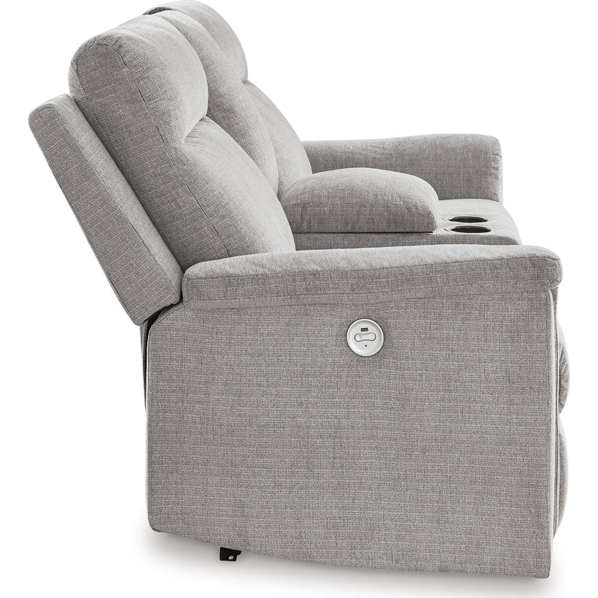 Causeuse inclinable électrique Barnsana avec console