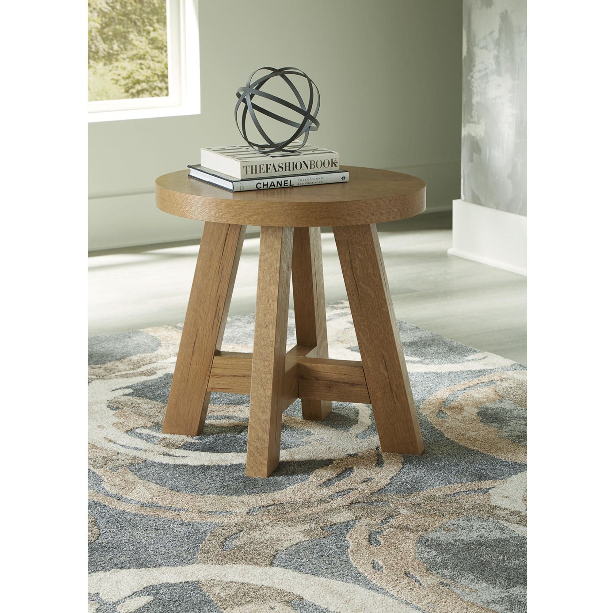 Table d'appoint Brinstead - Marron clair
