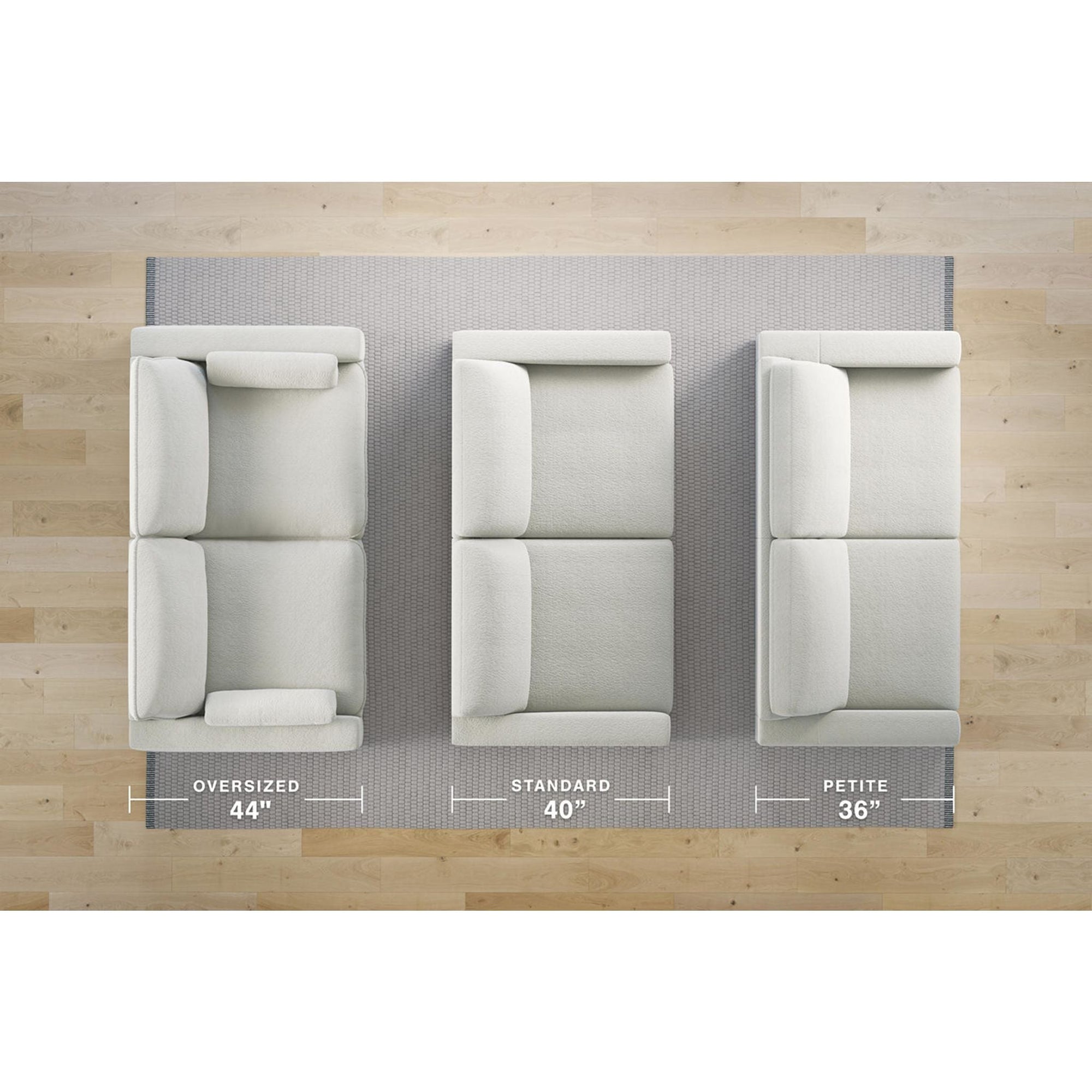 Canapé modulable 3 pièces Avaliyah avec méridienne