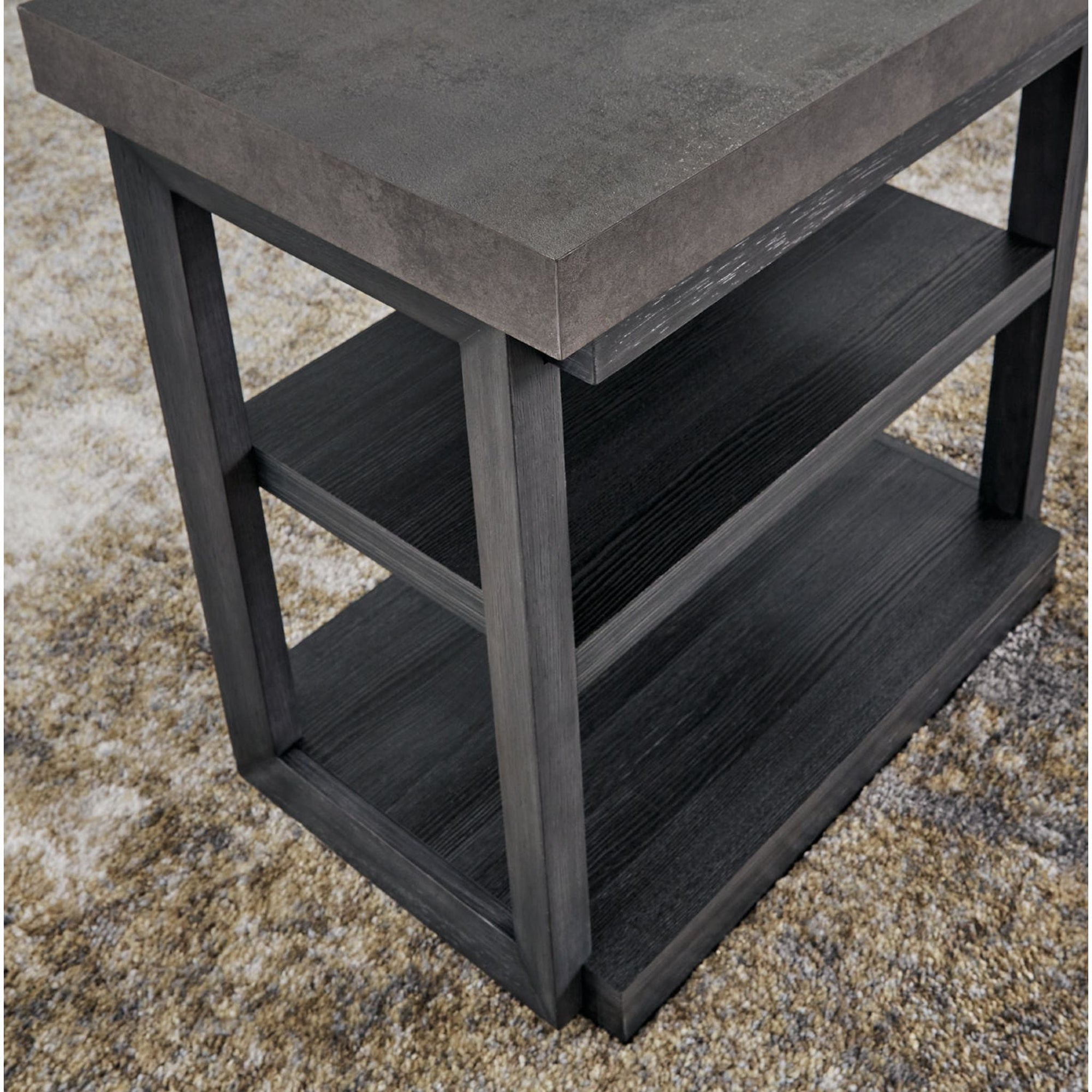 Lot de 3 tables Bonilane - Noir/Gris