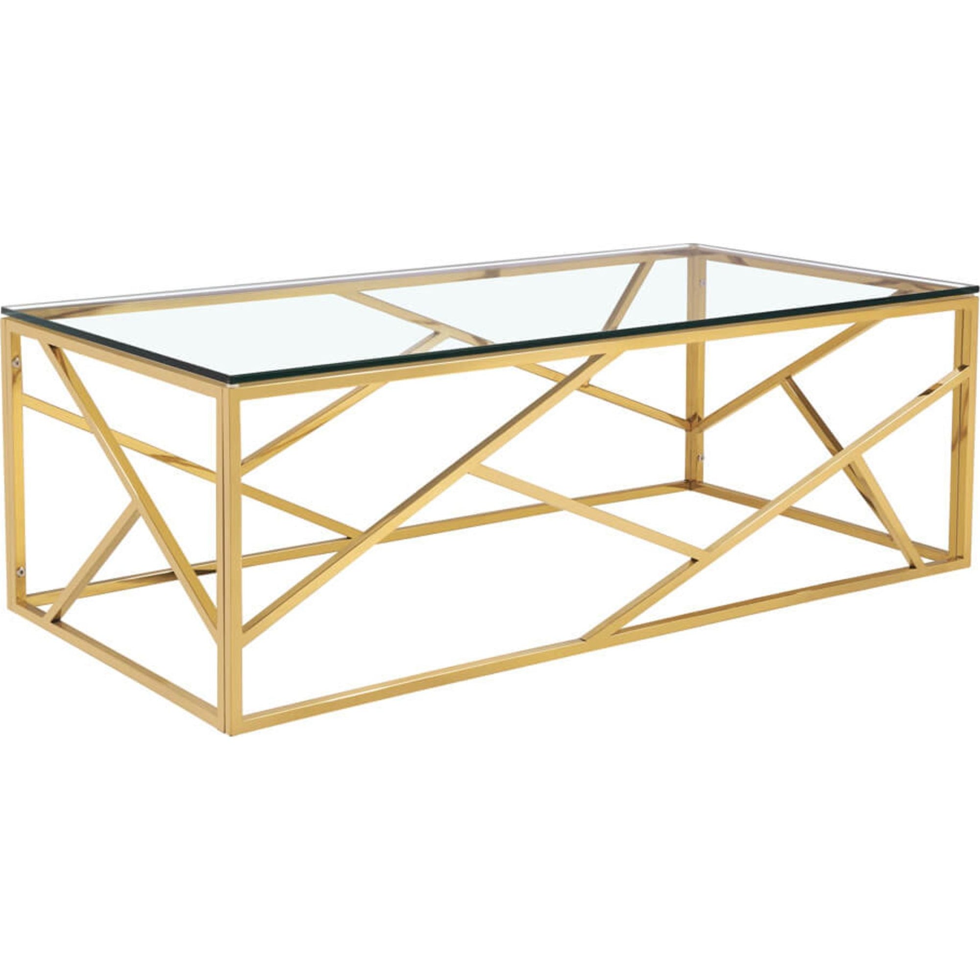 Table basse Carole - Doré