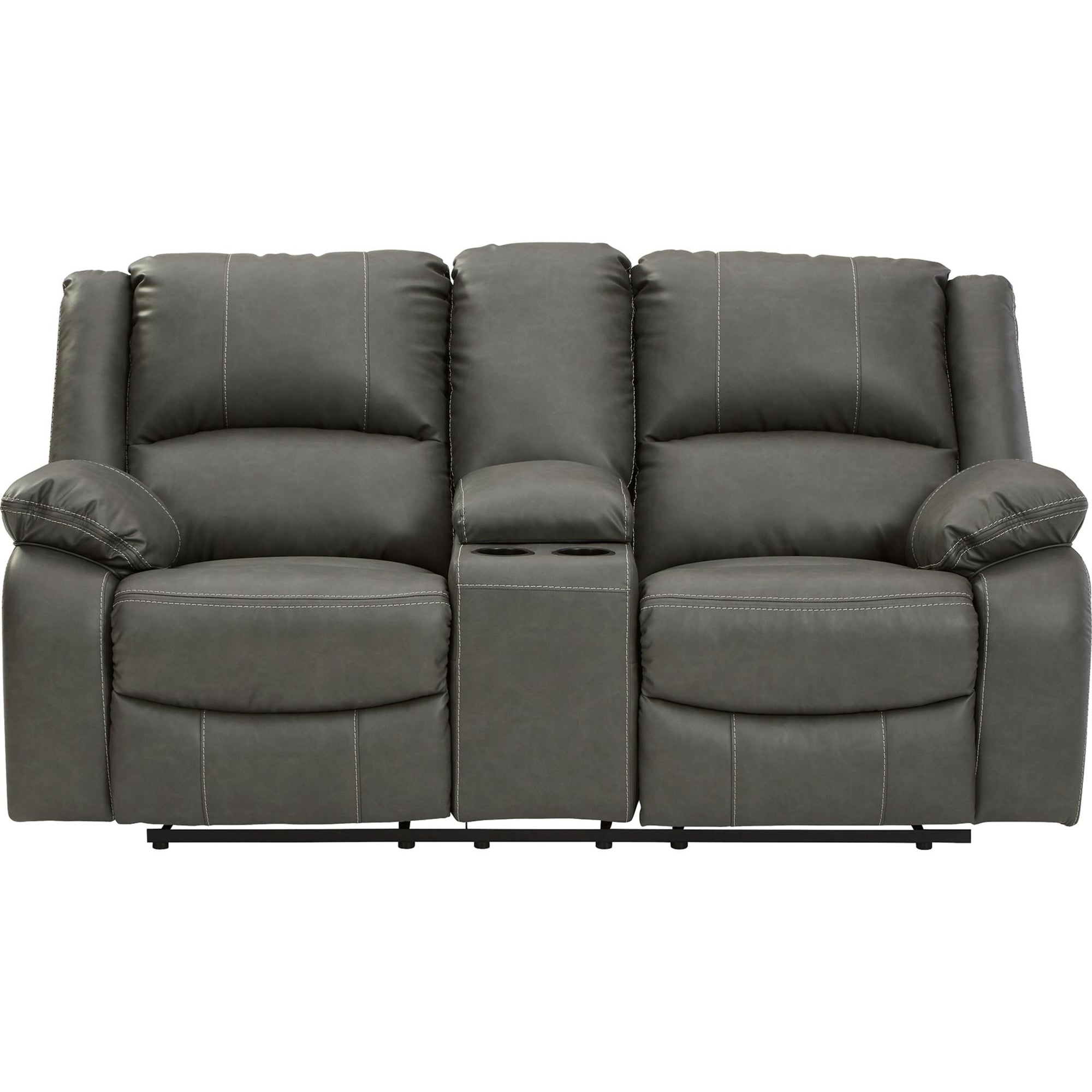 Causeuse inclinable avec console Calderwell - Gris