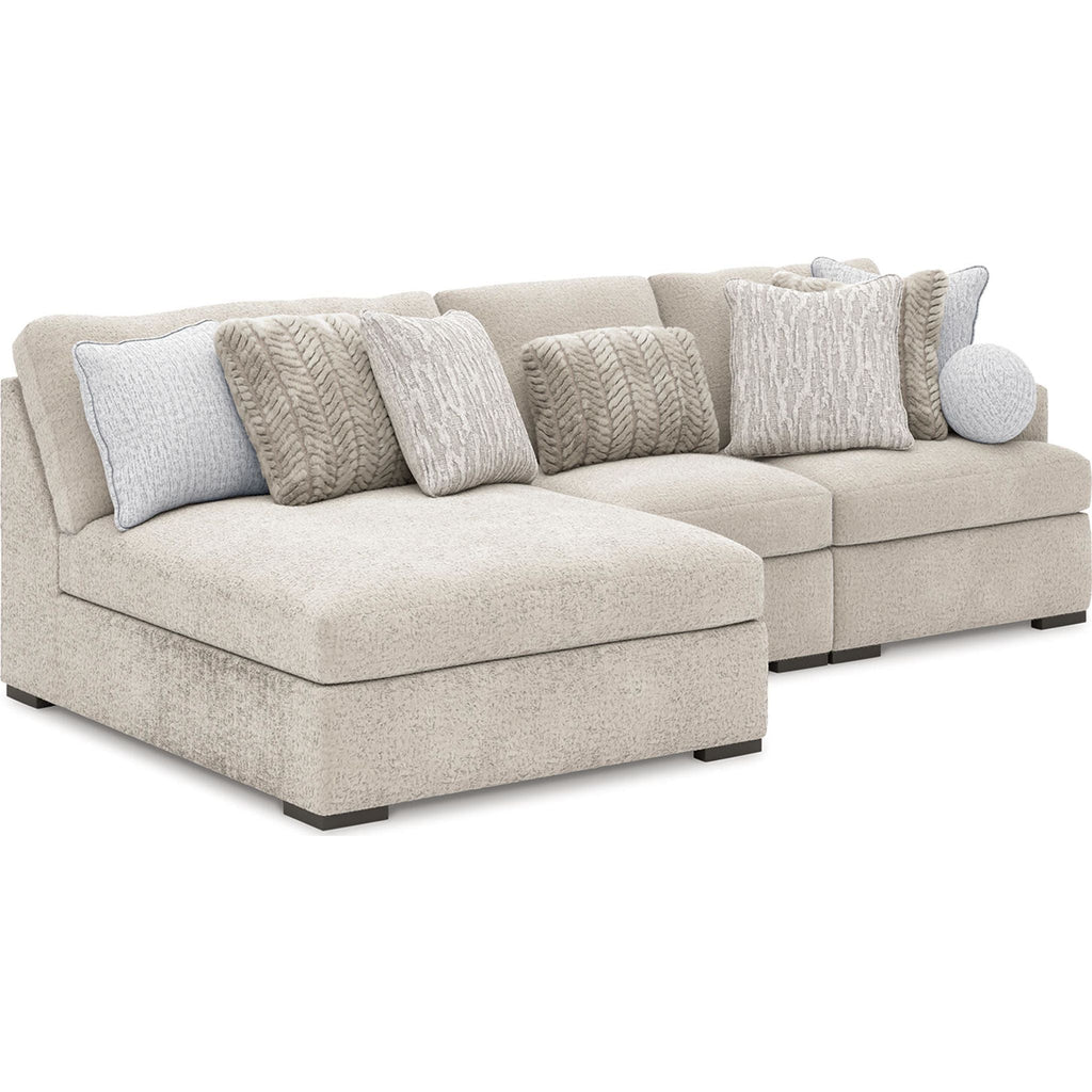 Canapé modulable 3 pièces Cuddle Plush avec méridienne
