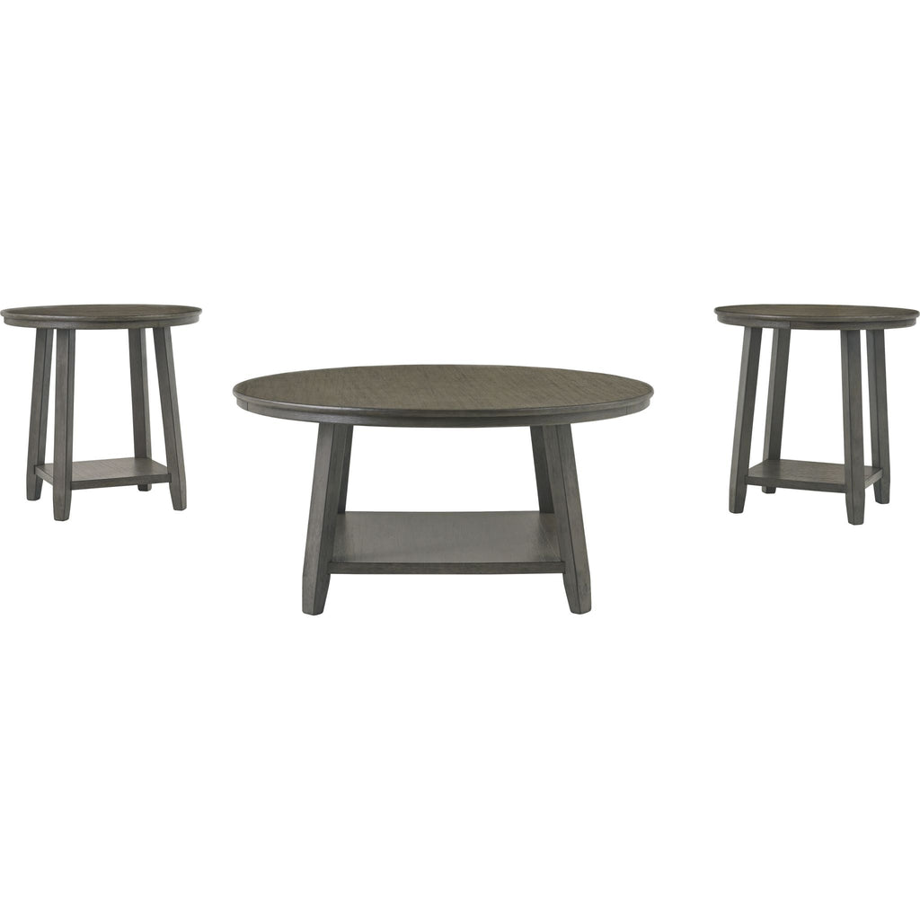 Tables Caitbrook (lot de 3) - Gris