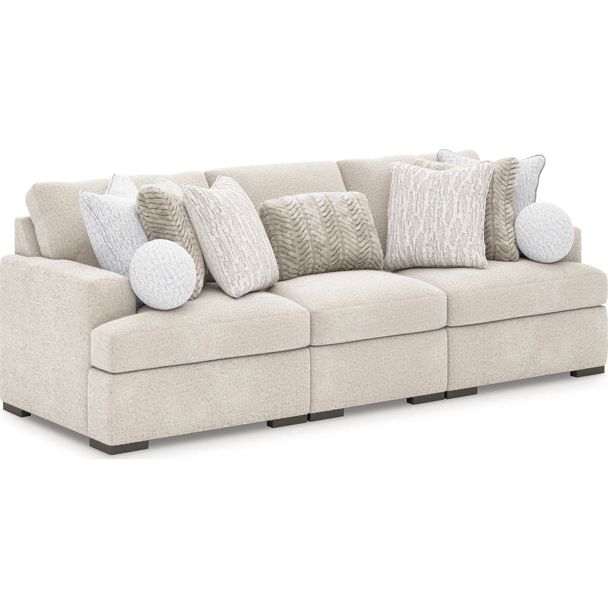Canapé modulable 3 pièces Cuddle Plush - Arctic
