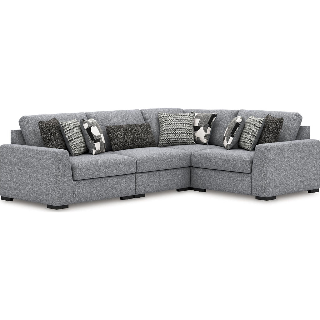 Canapé modulable Bealton 4 pièces - Sel et poivre