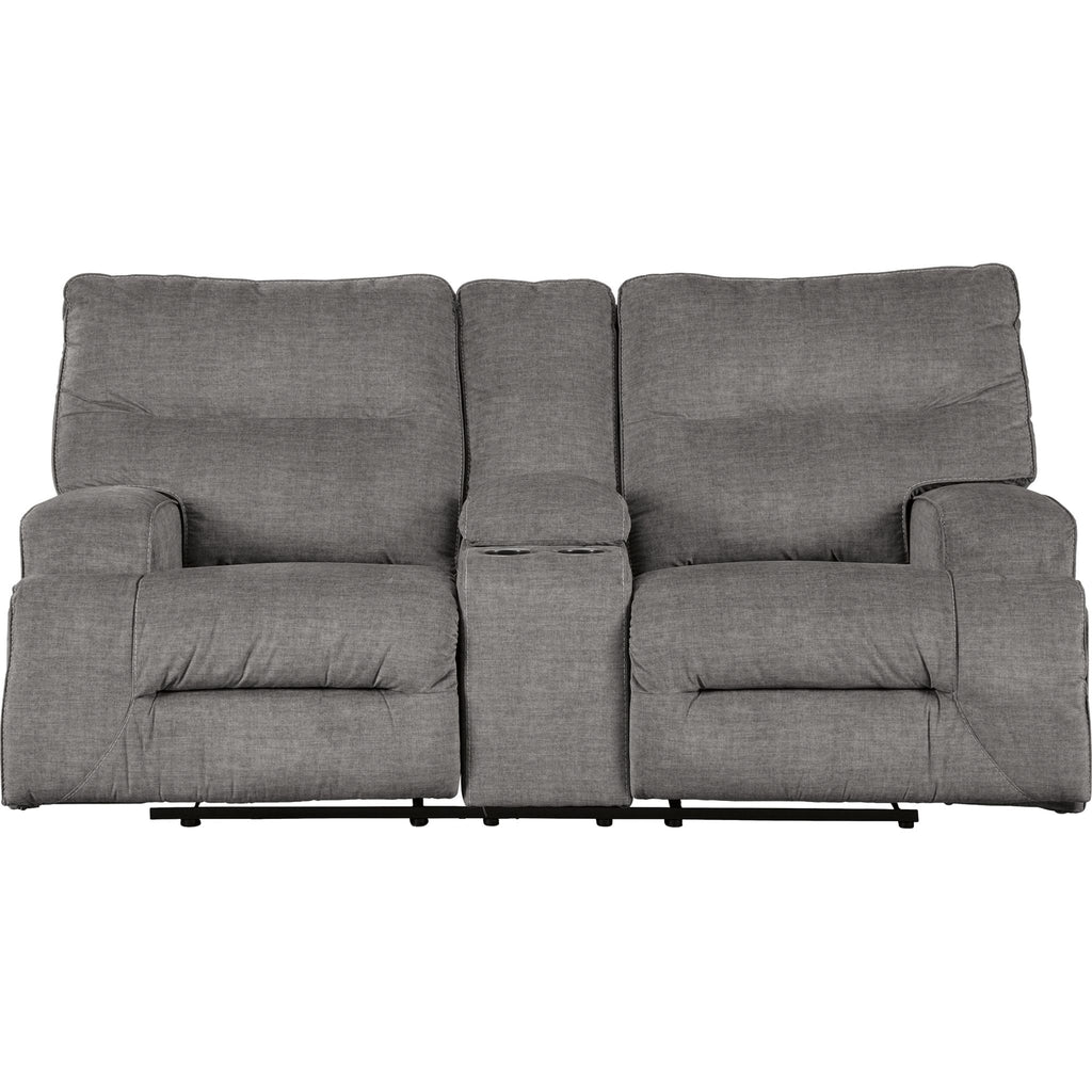 Canapé inclinable Coombs avec console - Anthracite