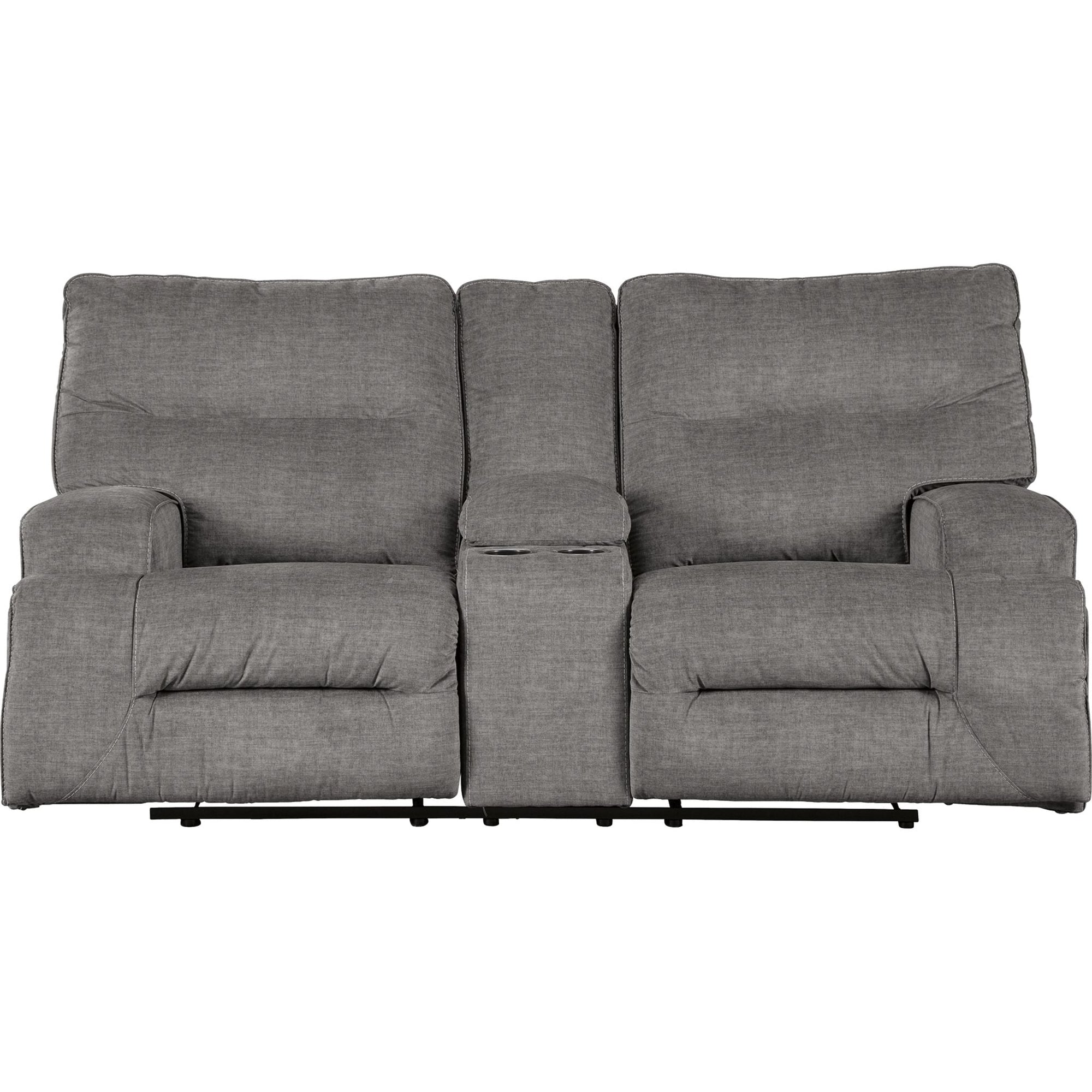 Canapé inclinable Coombs avec console - Anthracite
