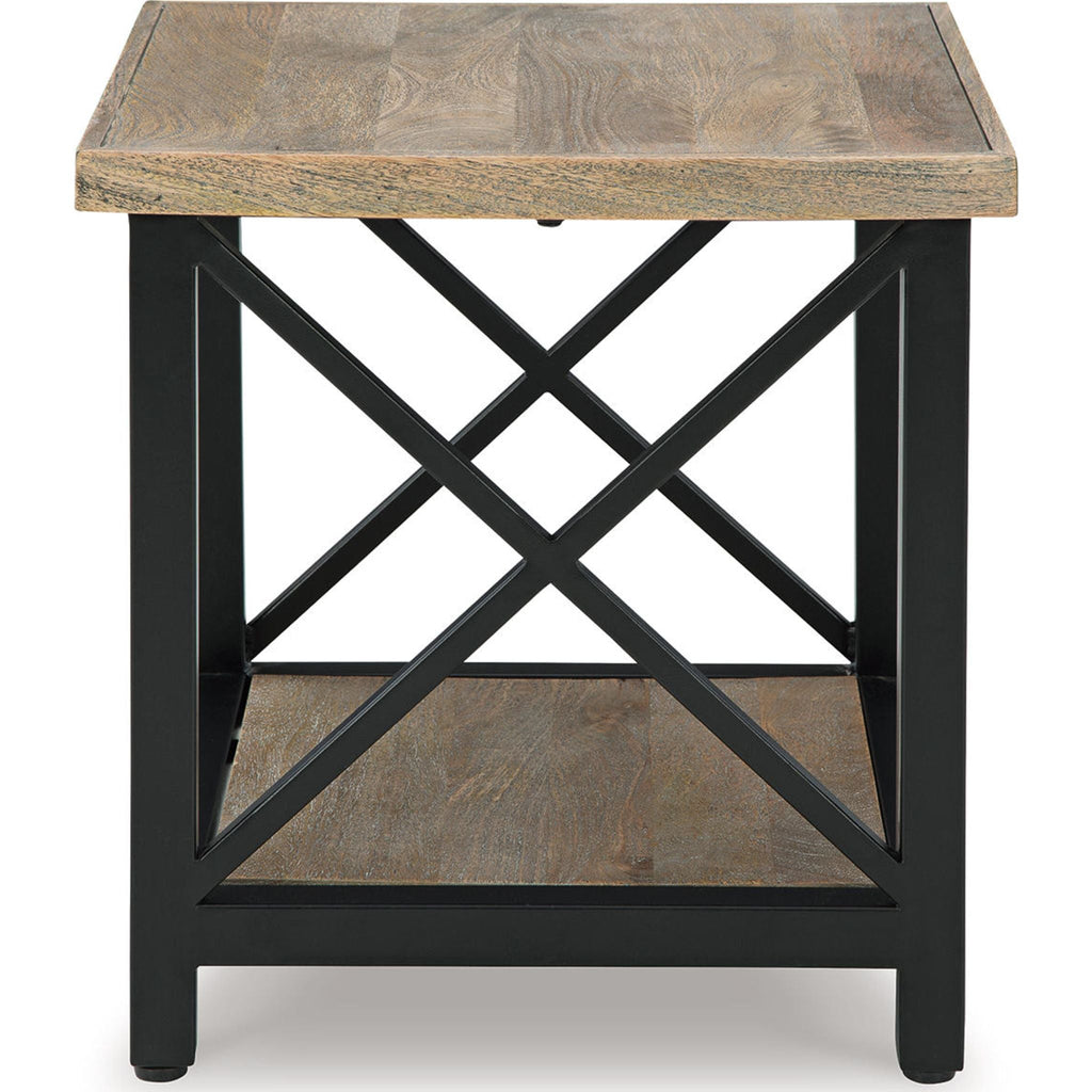 Table d'appoint Bristenfort - Marron/Noir