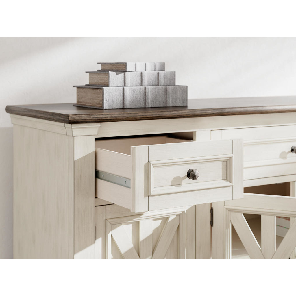 Meuble TV Bolanburg - Blanc/Gris patiné