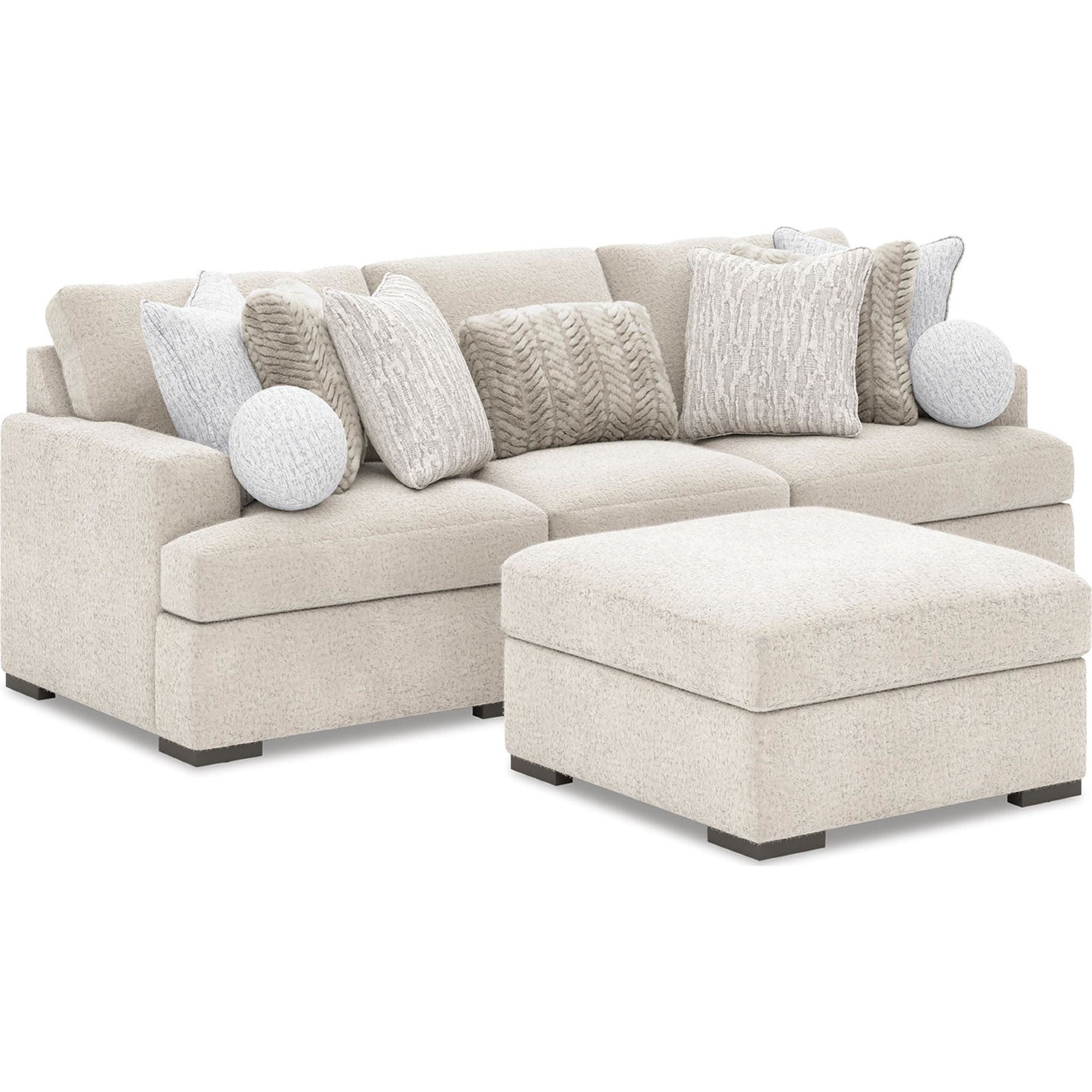 Canapé modulable 3 pièces Cuddle Plush - Arctic