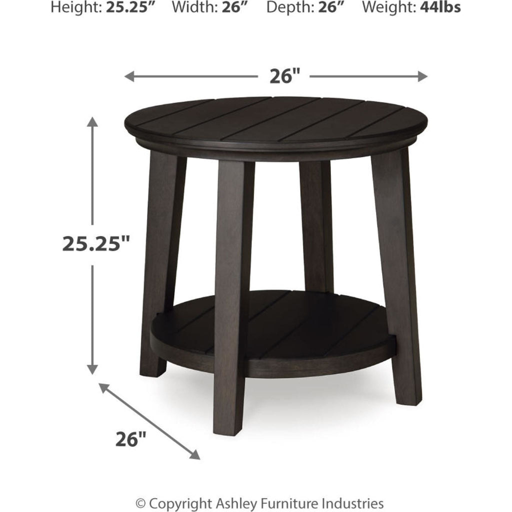 Table d'appoint Celamar - Marron foncé