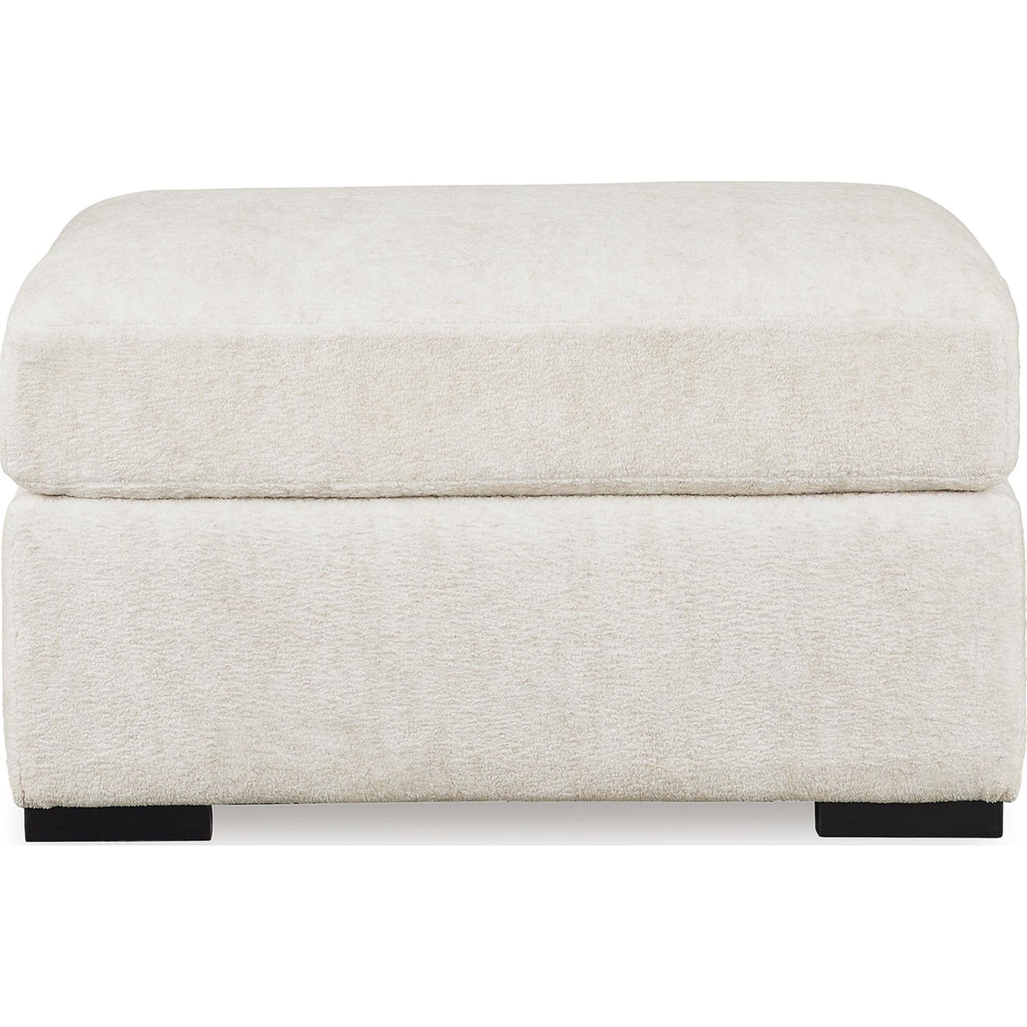 Pouf d'appoint surdimensionné Chessington - Ivoire
