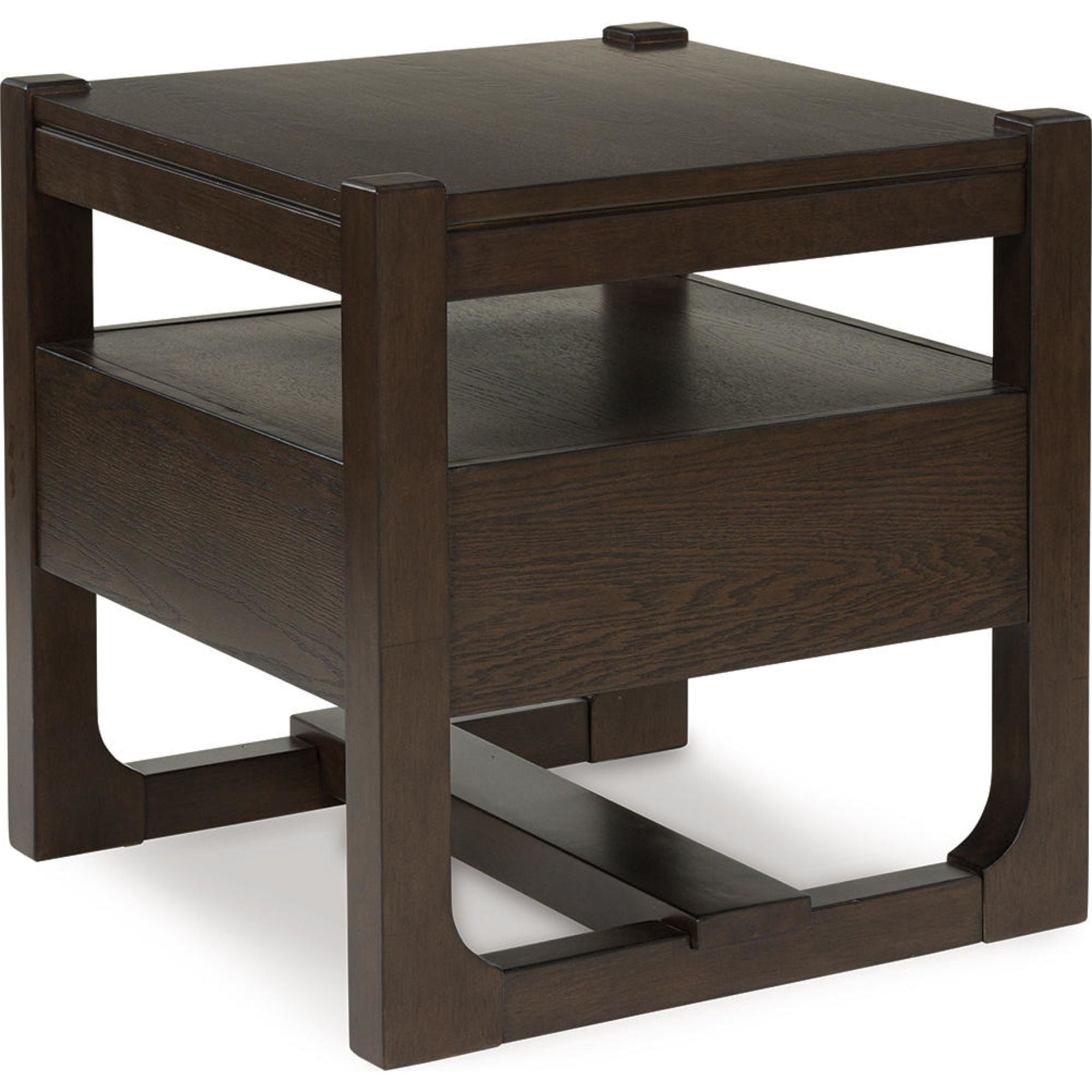 Table d'appoint Breckington - Marron foncé