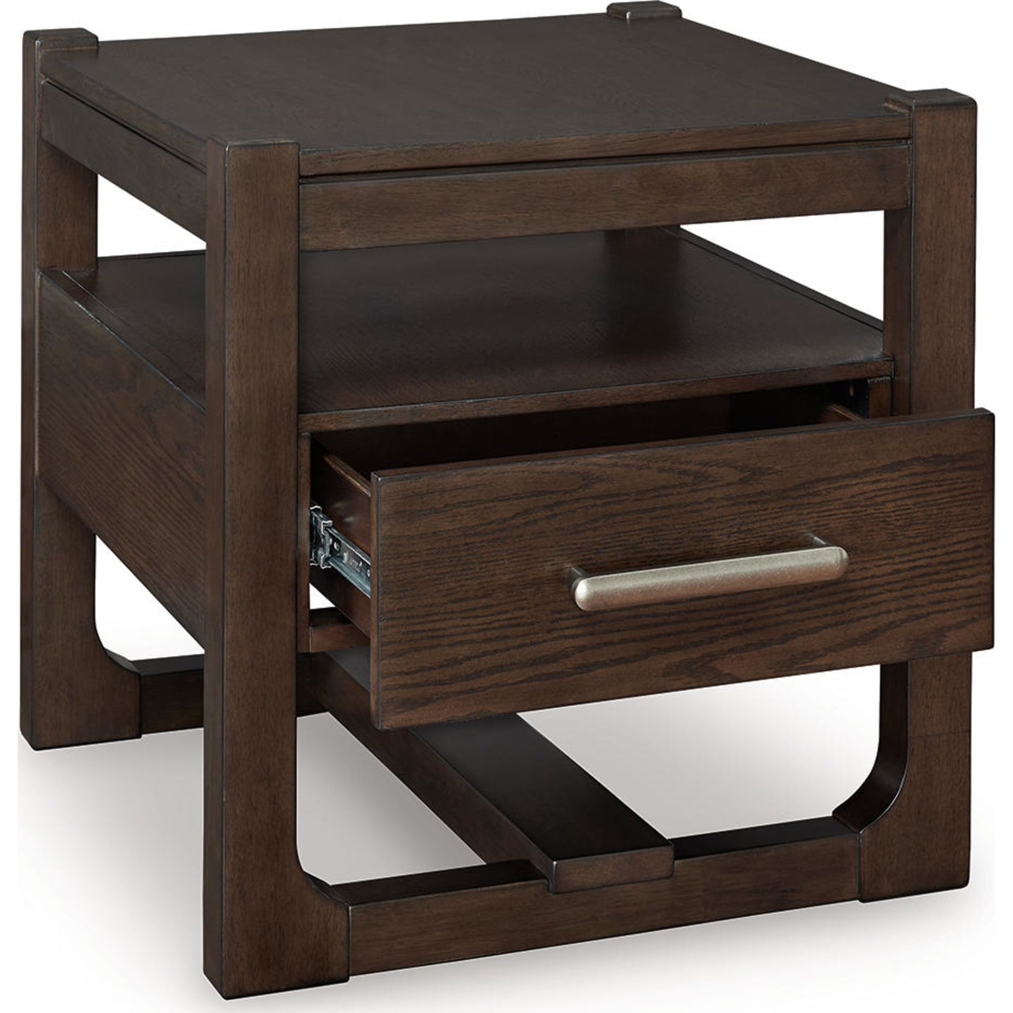 Table d'appoint Breckington - Marron foncé