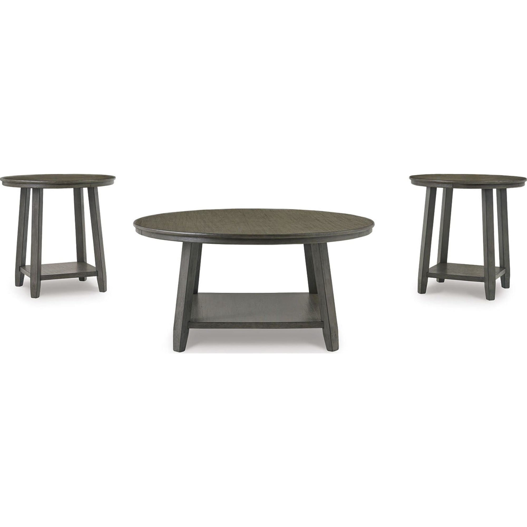 Tables Caitbrook (lot de 3) - Gris