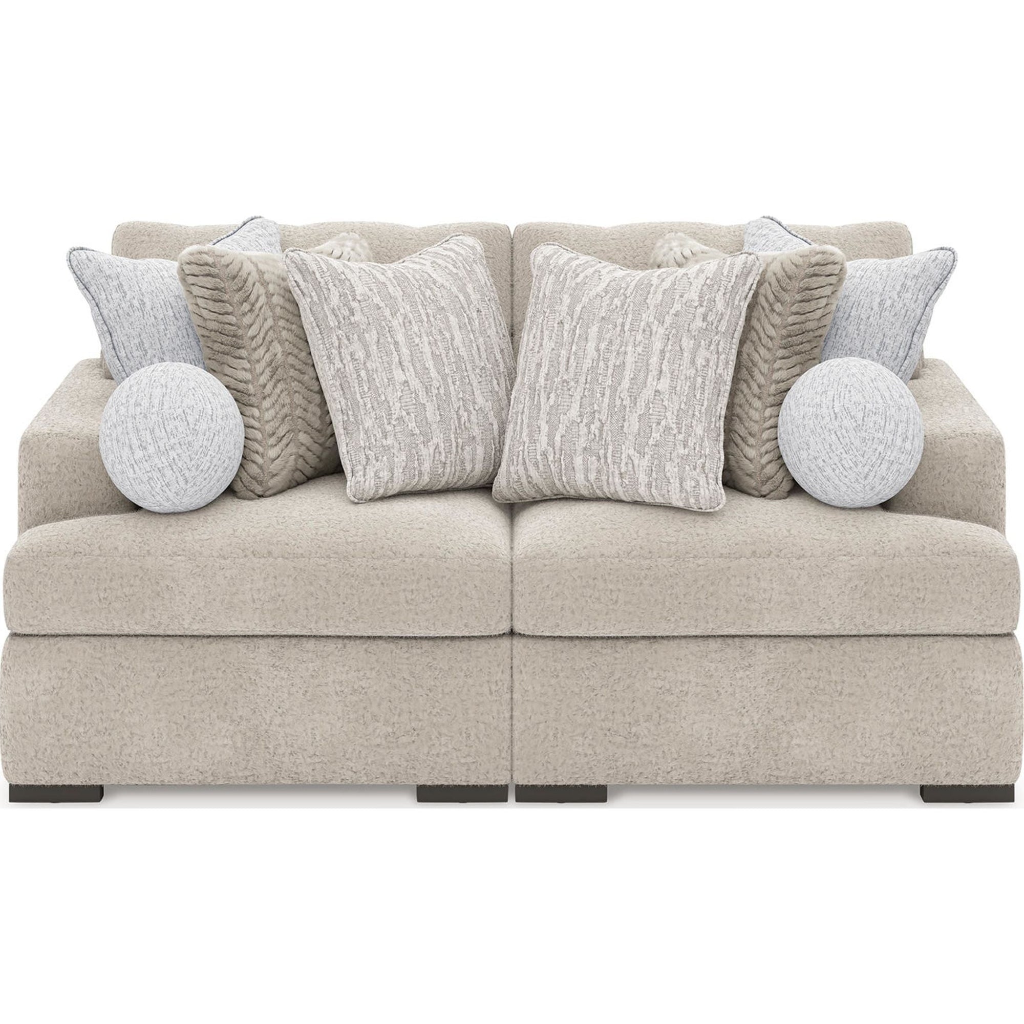 Canapé d'angle modulaire 2 pièces Cuddle Plush - Arctic