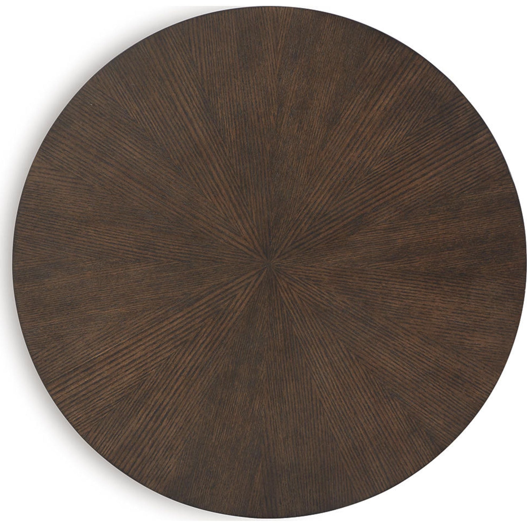 Table d'appoint Brazburn - Finition marron foncé/doré