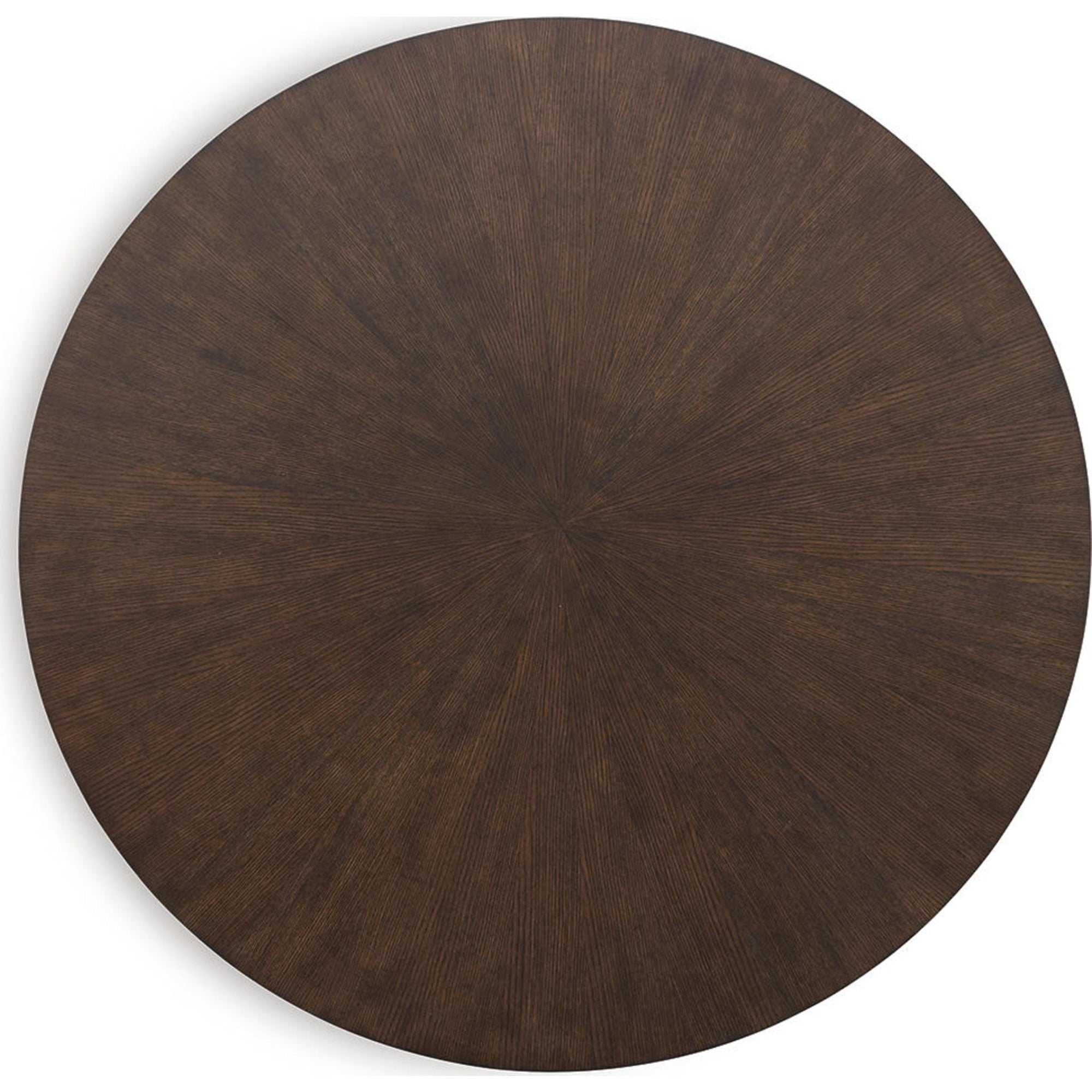 Table basse Brazburn - Finition marron foncé/doré