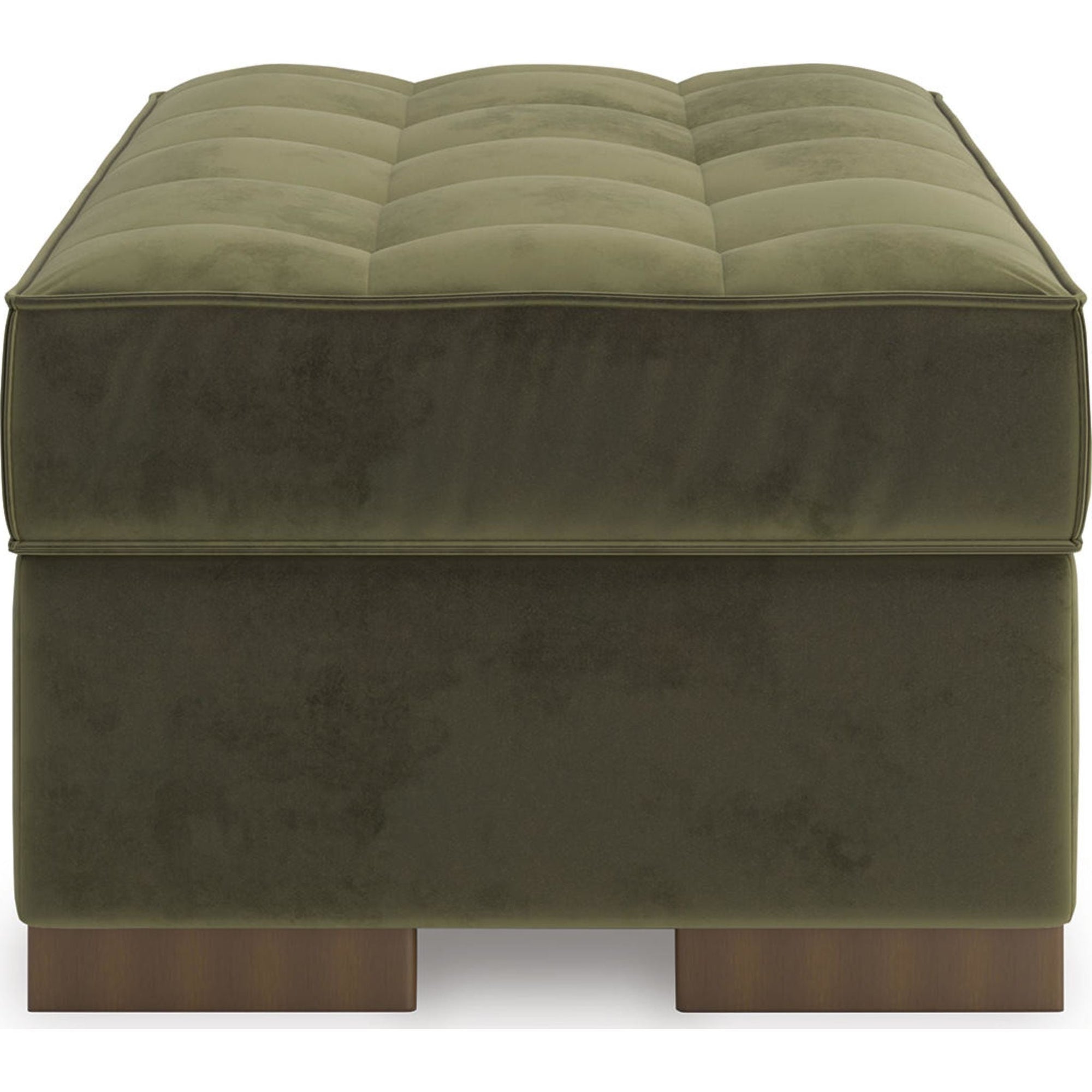 Pouf d'appoint surdimensionné Caspian-Town - Olive