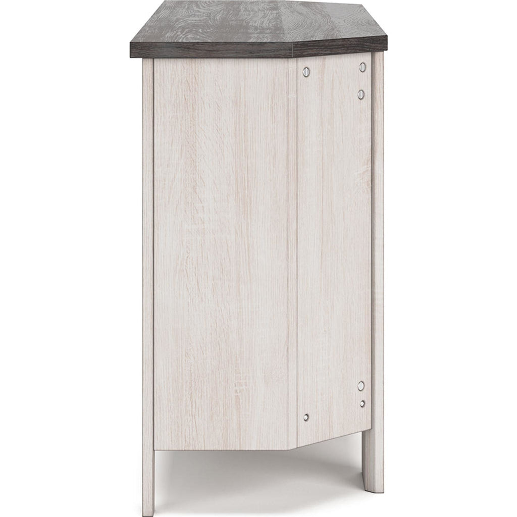 Meuble TV d'angle Dorrinson - Bicolore
