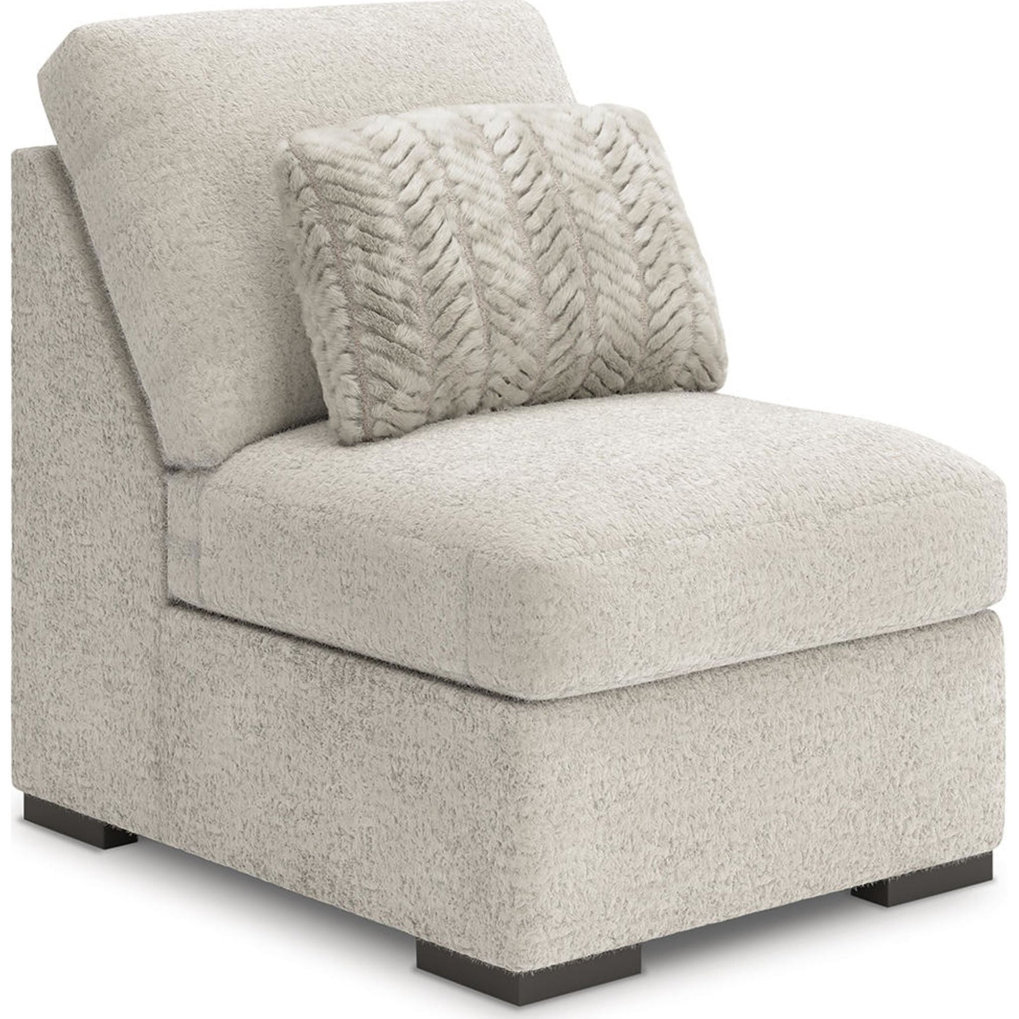 Canapé modulable Cuddle Plush 8 pièces avec poufs - Arctic