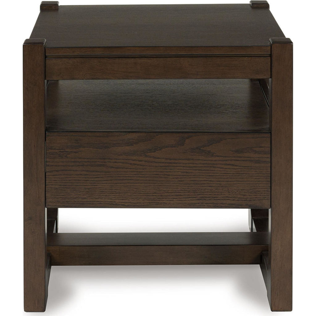 Table d'appoint Breckington - Marron foncé