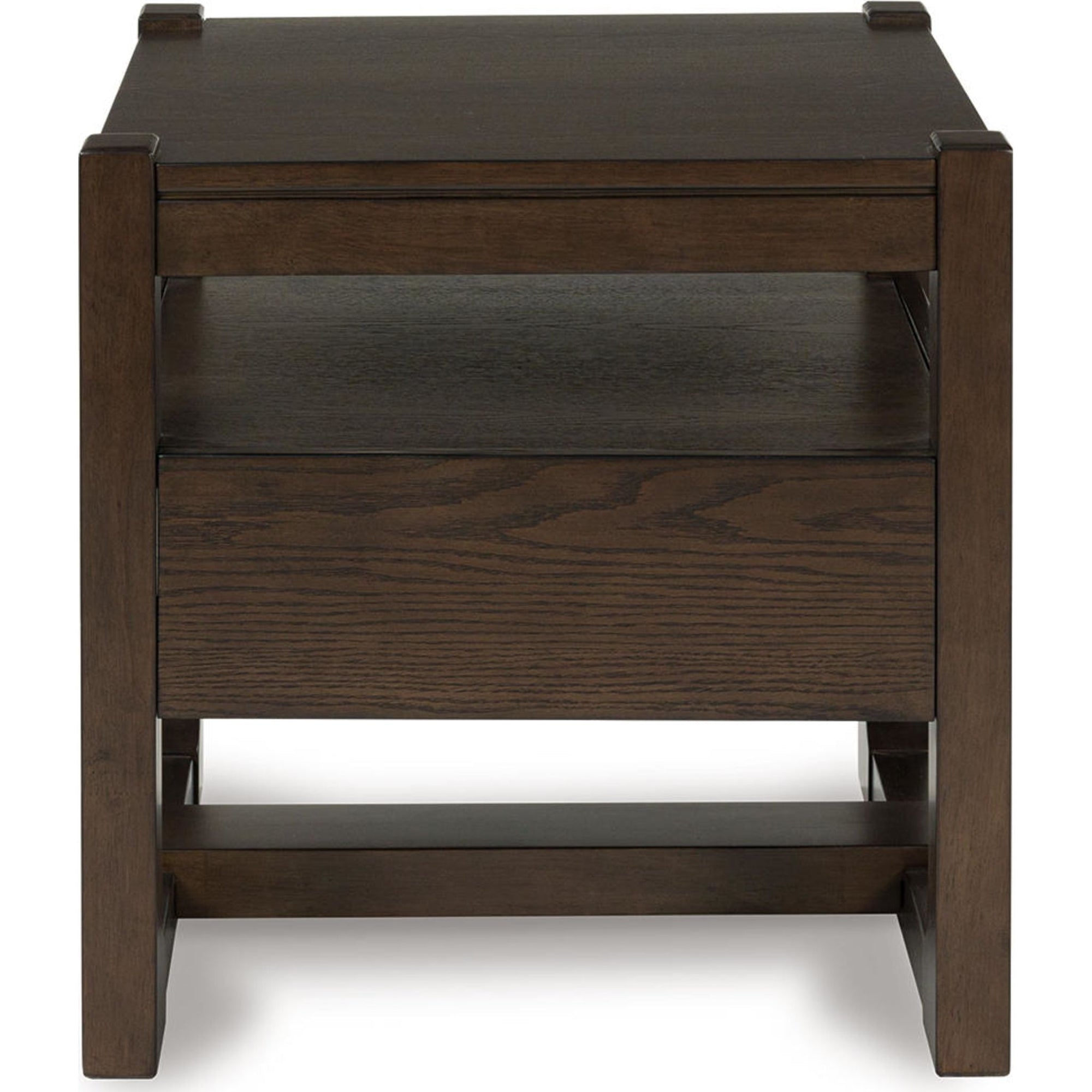 Table d'appoint Breckington - Marron foncé