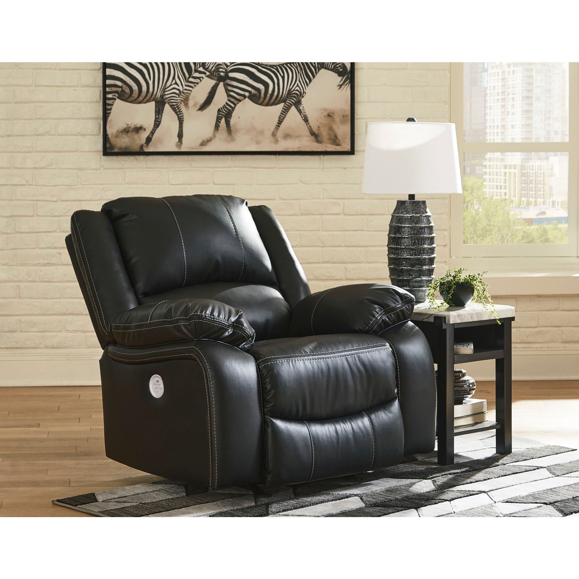 Fauteuil inclinable à bascule électrique Calderwell - Noir