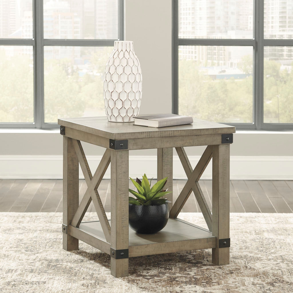 Table d'appoint Aldwin - Gris