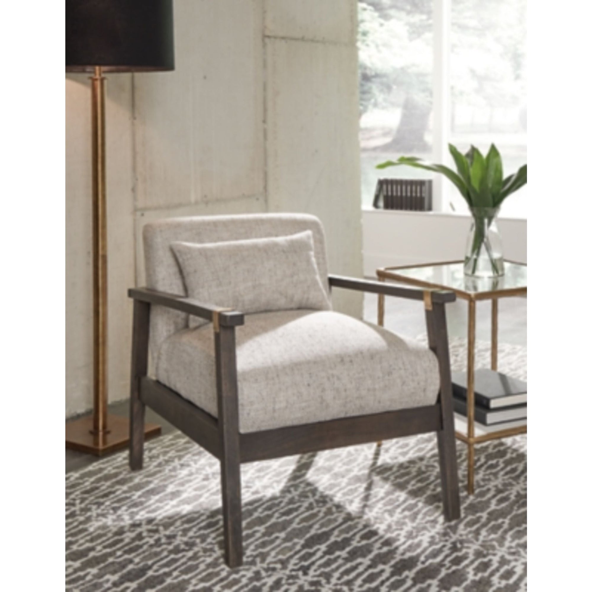 Fauteuil d'appoint Balintmore - Ciment