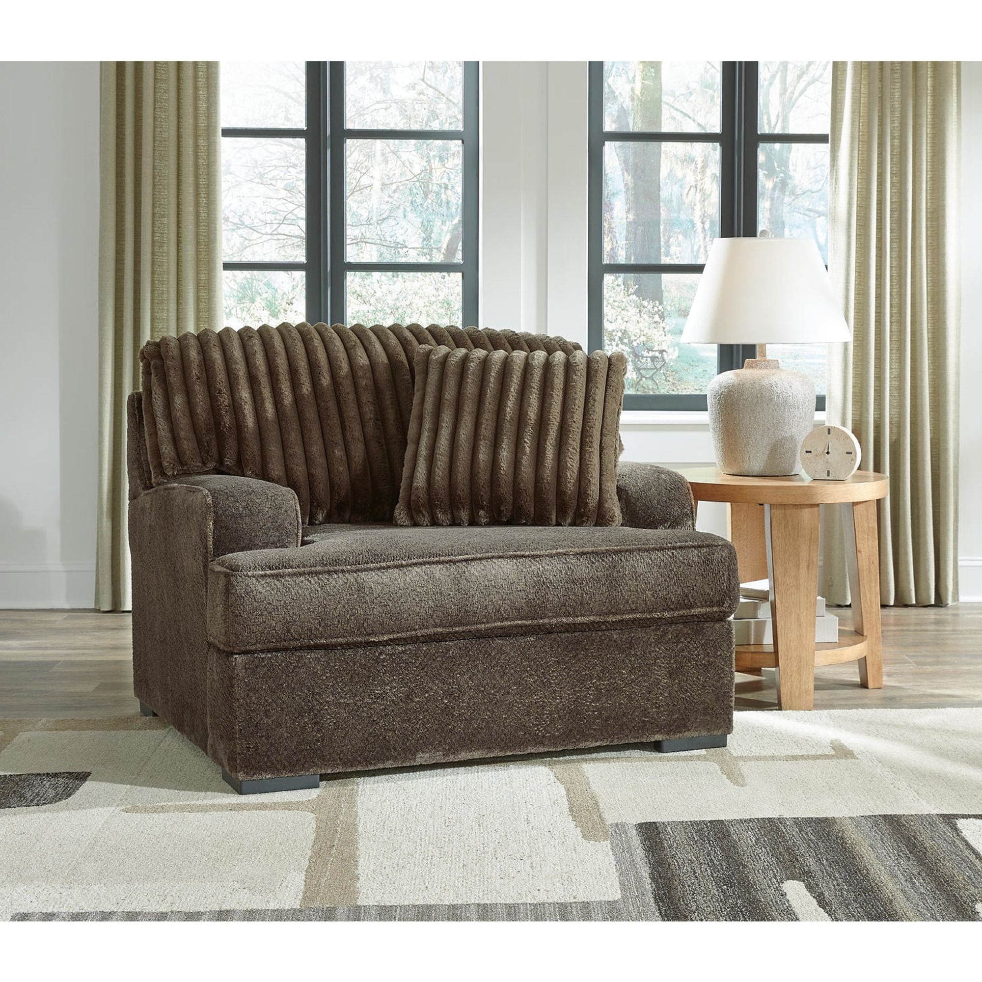 Chaise surdimensionnée Aylesworth - Chocolat
