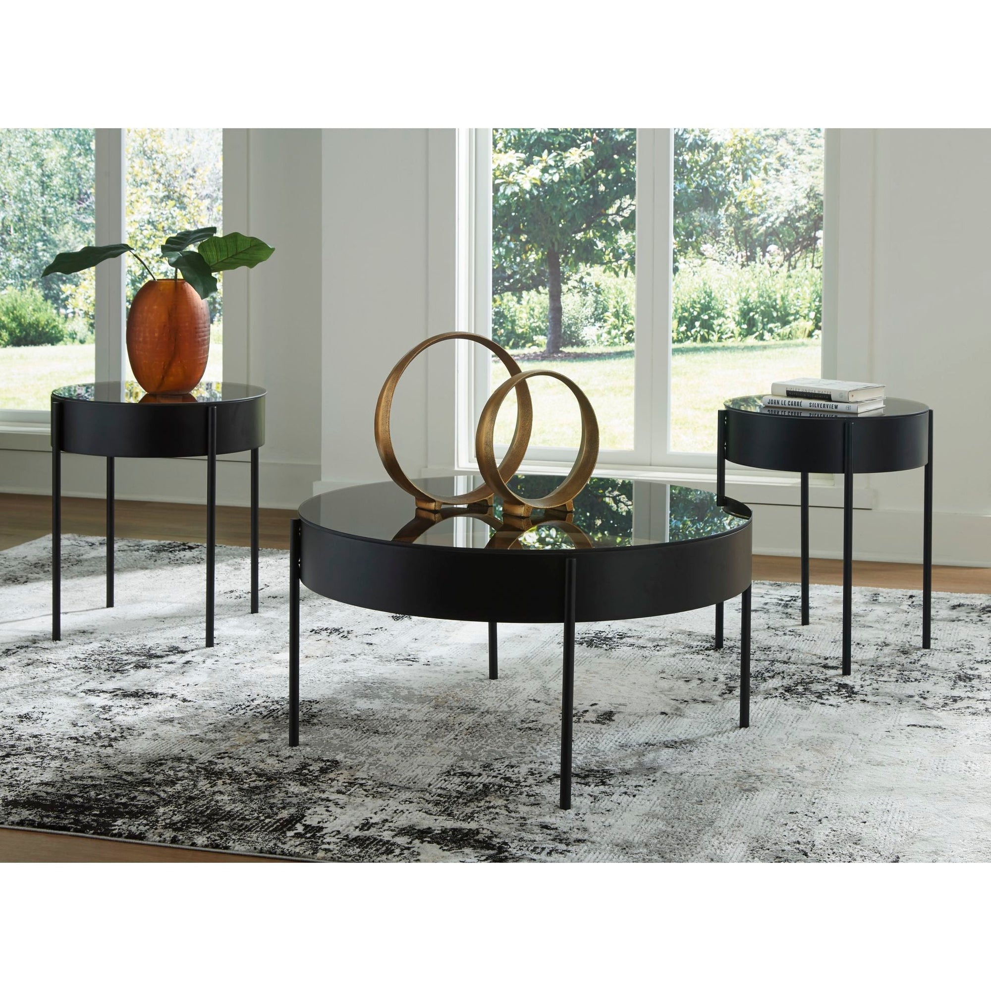 Lot de 3 tables Ardoline - Noir