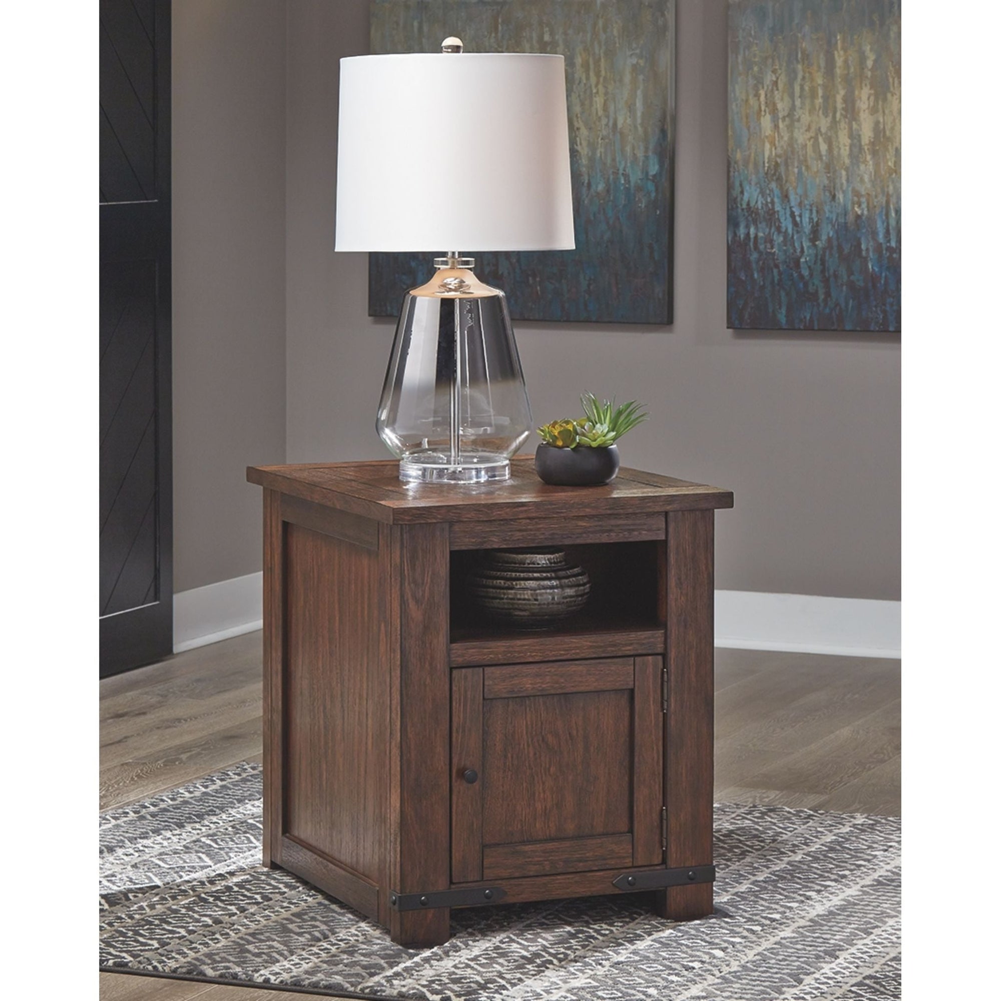 Table d'appoint Budmore - Marron