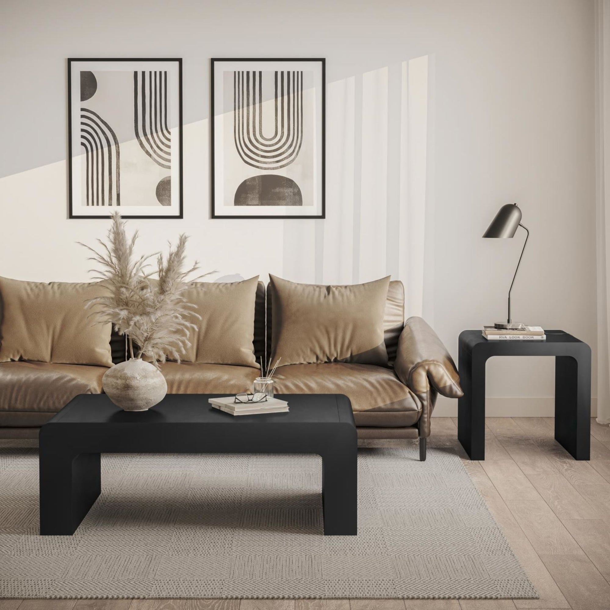 Table d'appoint Brooklyn - Noir