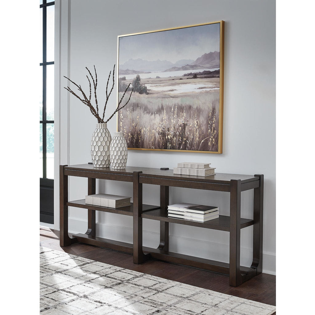 Table basse Breckington - Marron foncé
