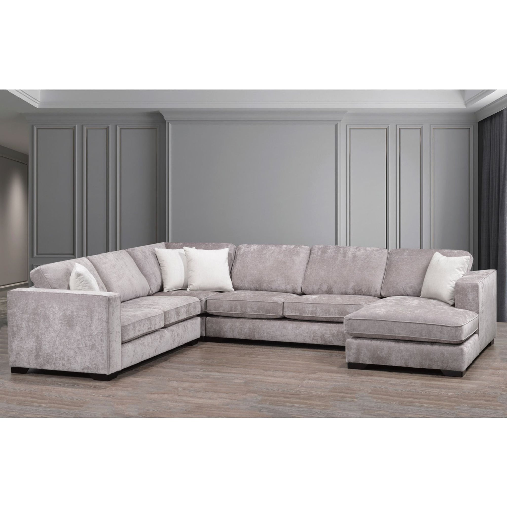 Canapé modulable Amber 4 pièces - Taupe
