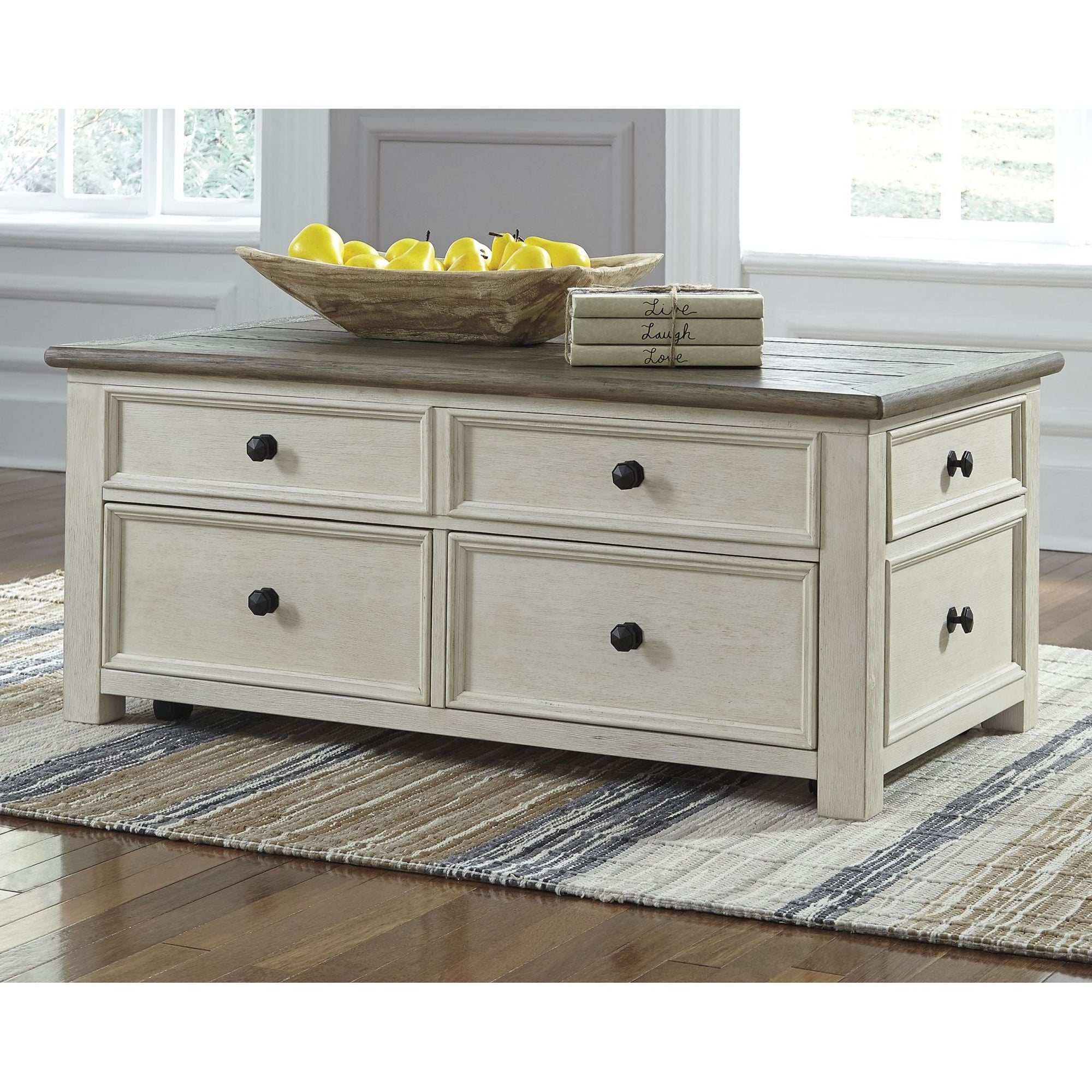 Table basse Bolanburg - Bicolore