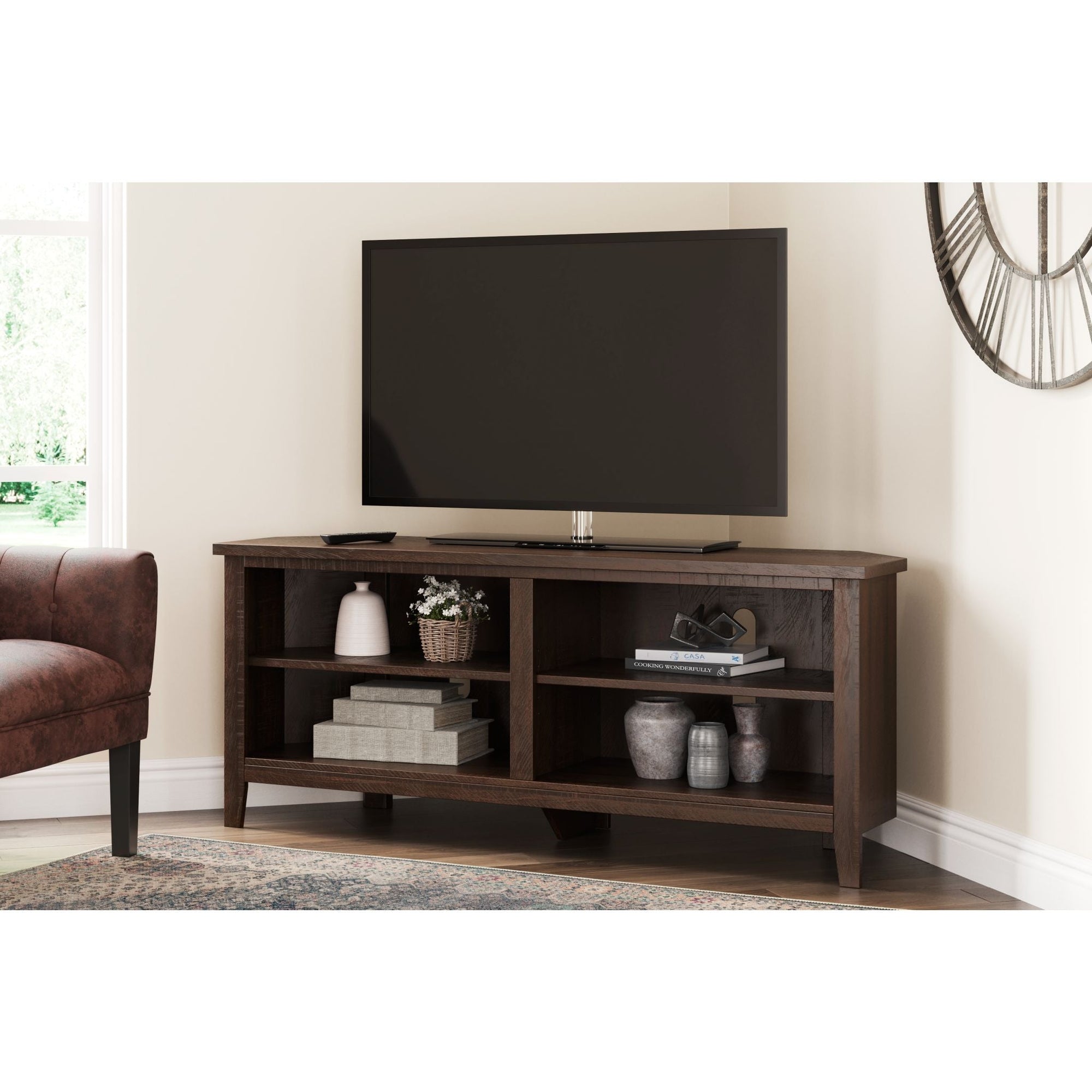 Meuble TV Camiburg - Marron chaud