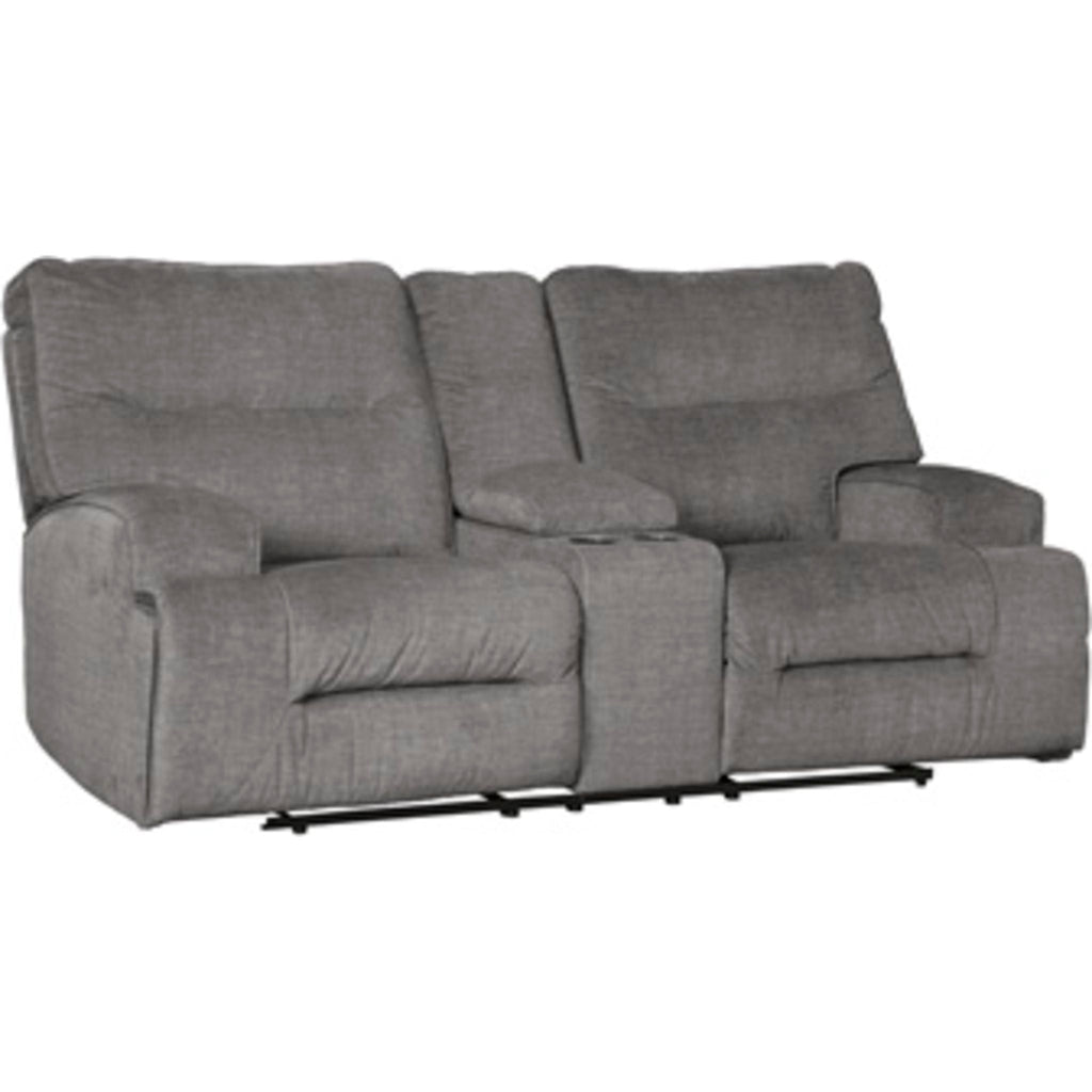 Canapé inclinable Coombs avec console - Anthracite