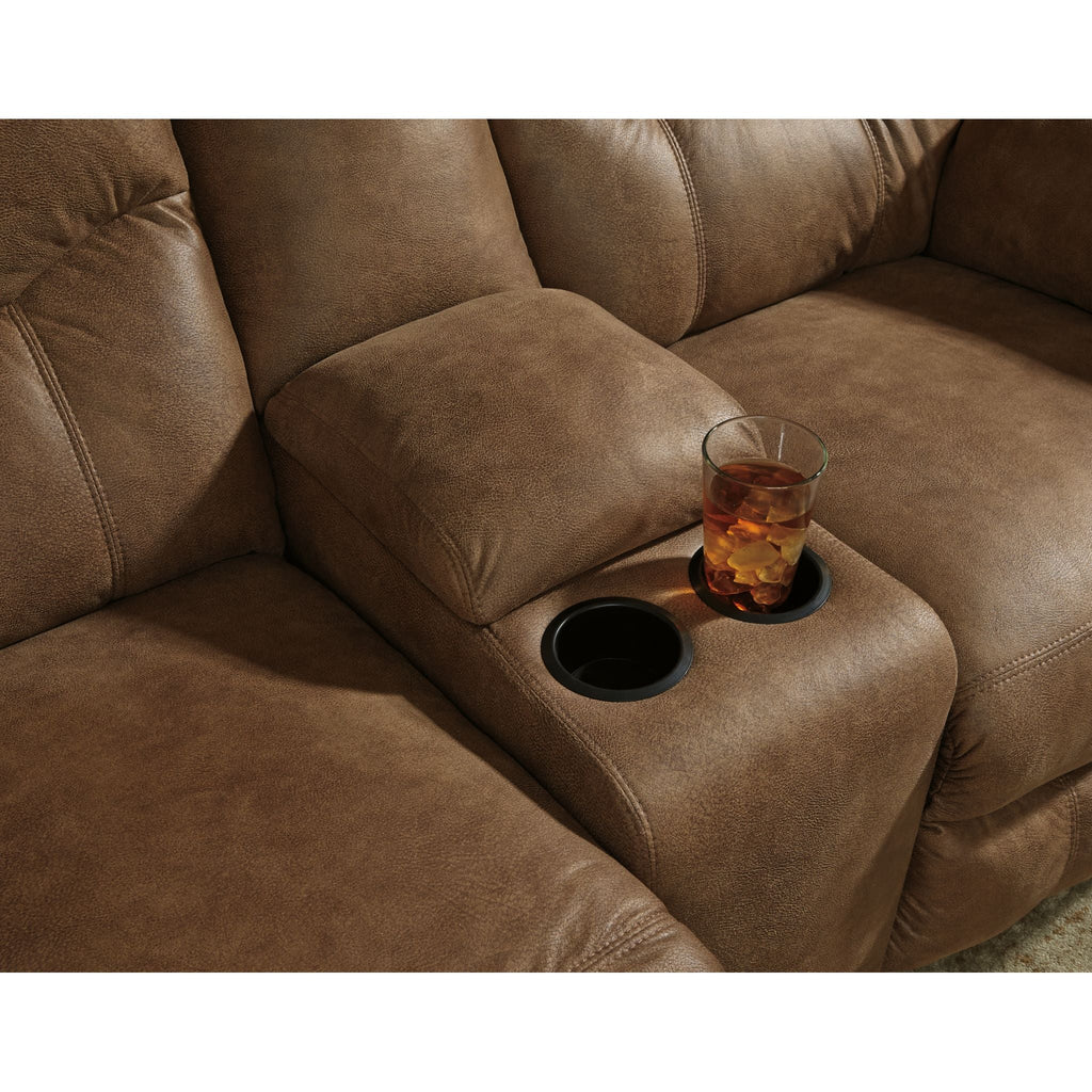 Causeuse inclinable Boxberg avec console - Écorce